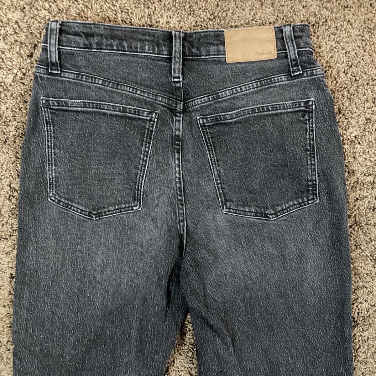 Other Madewell Women's Balloon Jeans Faded Black Denim Size 26 Size 26" / US 2 / IT 38 - 13 Thumbnail