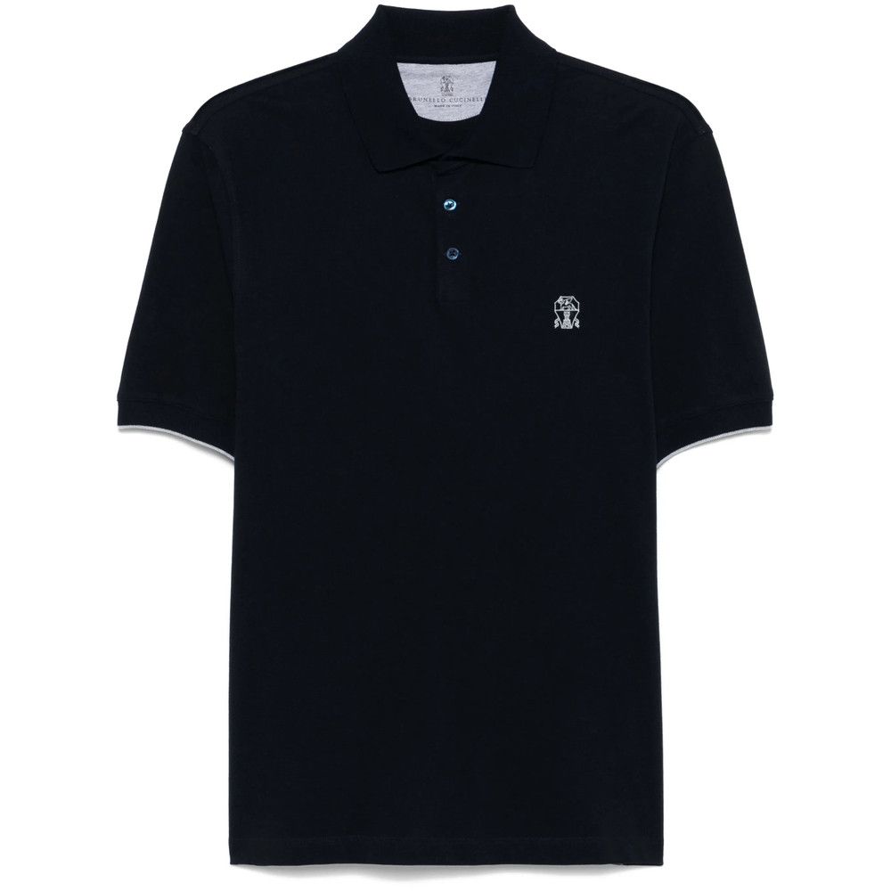 Brunello Cucinelli Brunello Cucinelli BLUE Polo Shirts Size US XXL / EU 58 / 5 - 1 Thumbnail