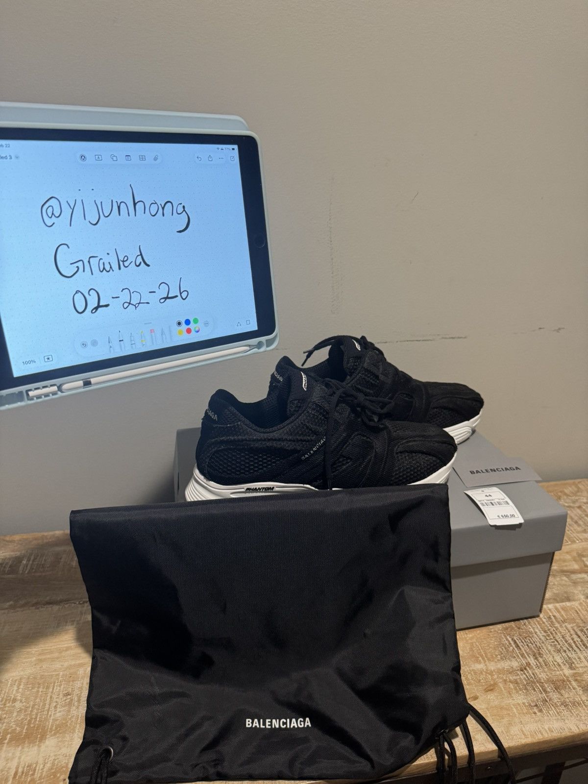 Balenciaga Balenciaga Demna-Era Sporty B Mesh Phantom Sneakers Size US 11 / EU 44 - 23 Thumbnail