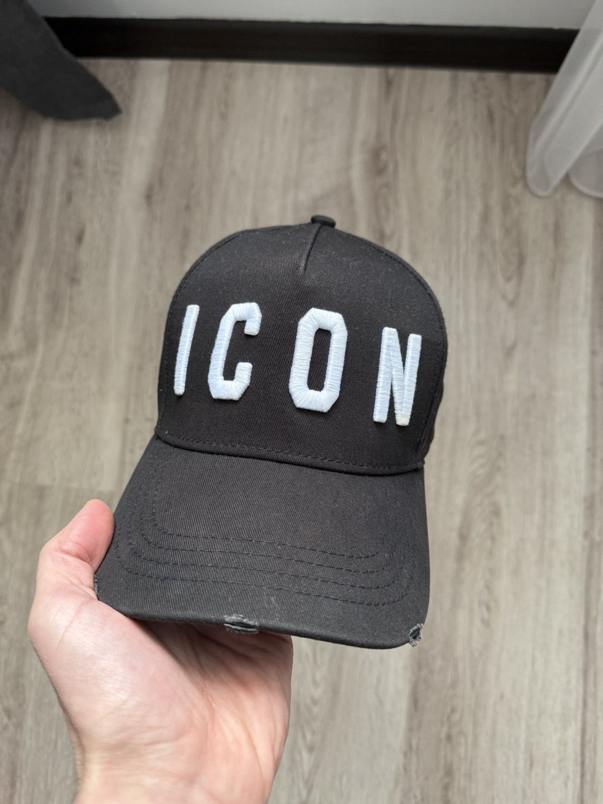 Dsquared2 DSQUARED2 ICON Logo Black Baseball Cap Adjustable Size ONE SIZE - 22 Thumbnail