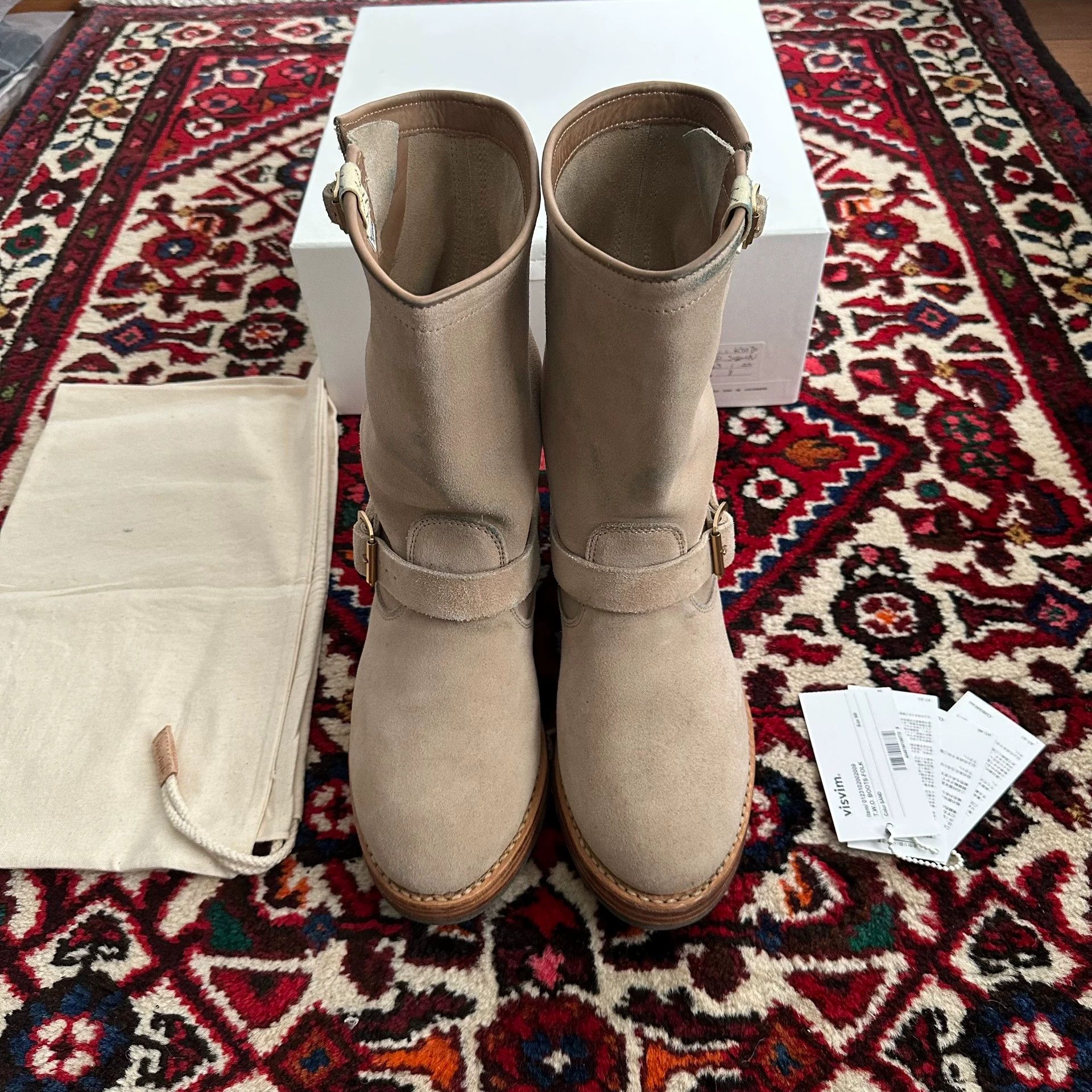 Visvim VISVIM 23SS T.W.O Folk Brigadier Grizzly 7hole Dye 8 Size US 8 / EU 41 - 1 Thumbnail