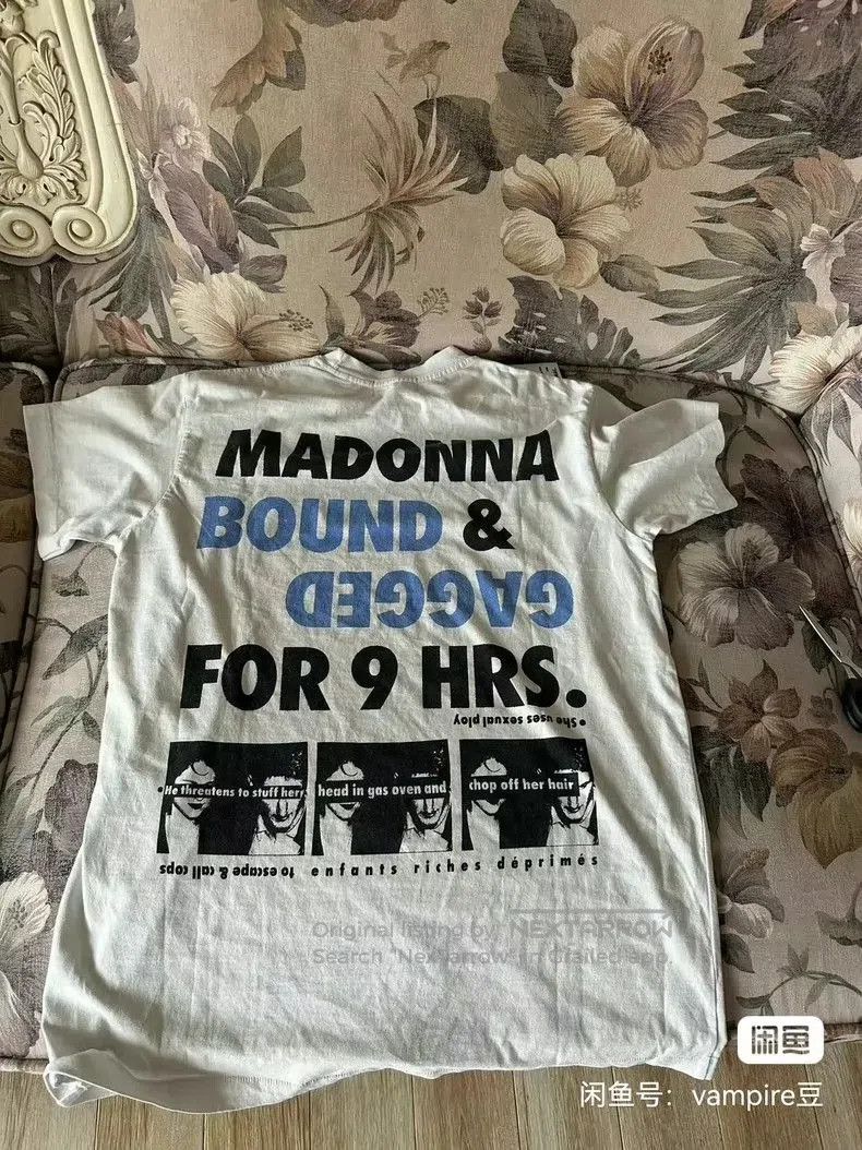 Enfants Riches Deprimes white madonna graphic short sleeve t-shirt. Size US M / EU 48-50 / 2 - 2 Thumbnail