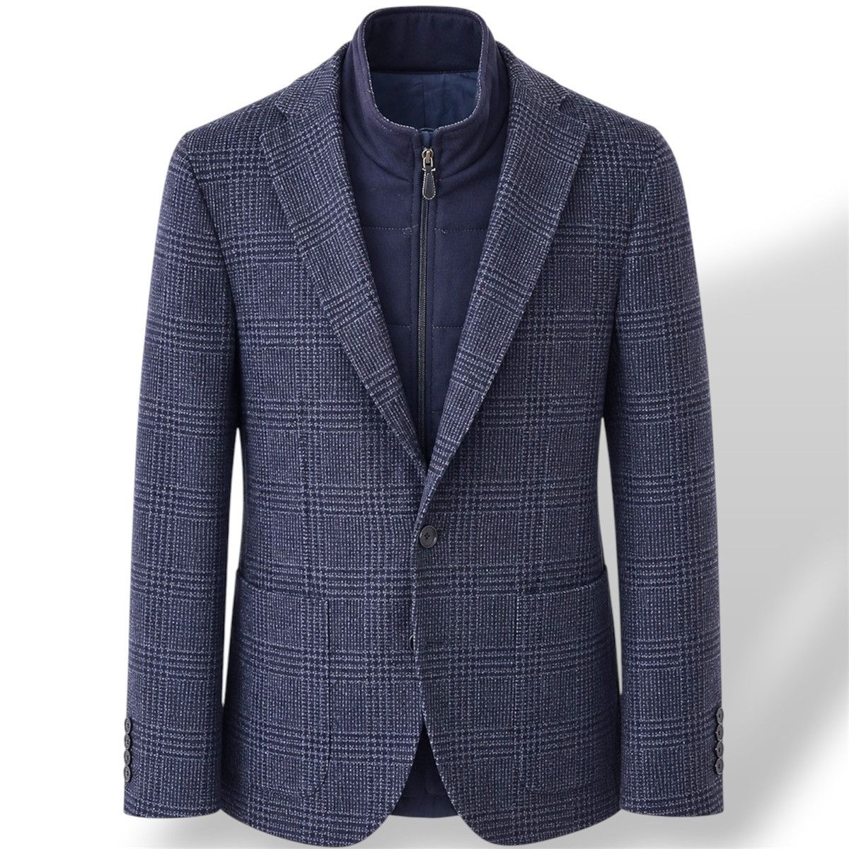 L.B.M. 1911 L.B.M 1911 TAILORED LIMITED WOOL BLAZER HYBRID COAT JACKET Size 50R - 1 Thumbnail
