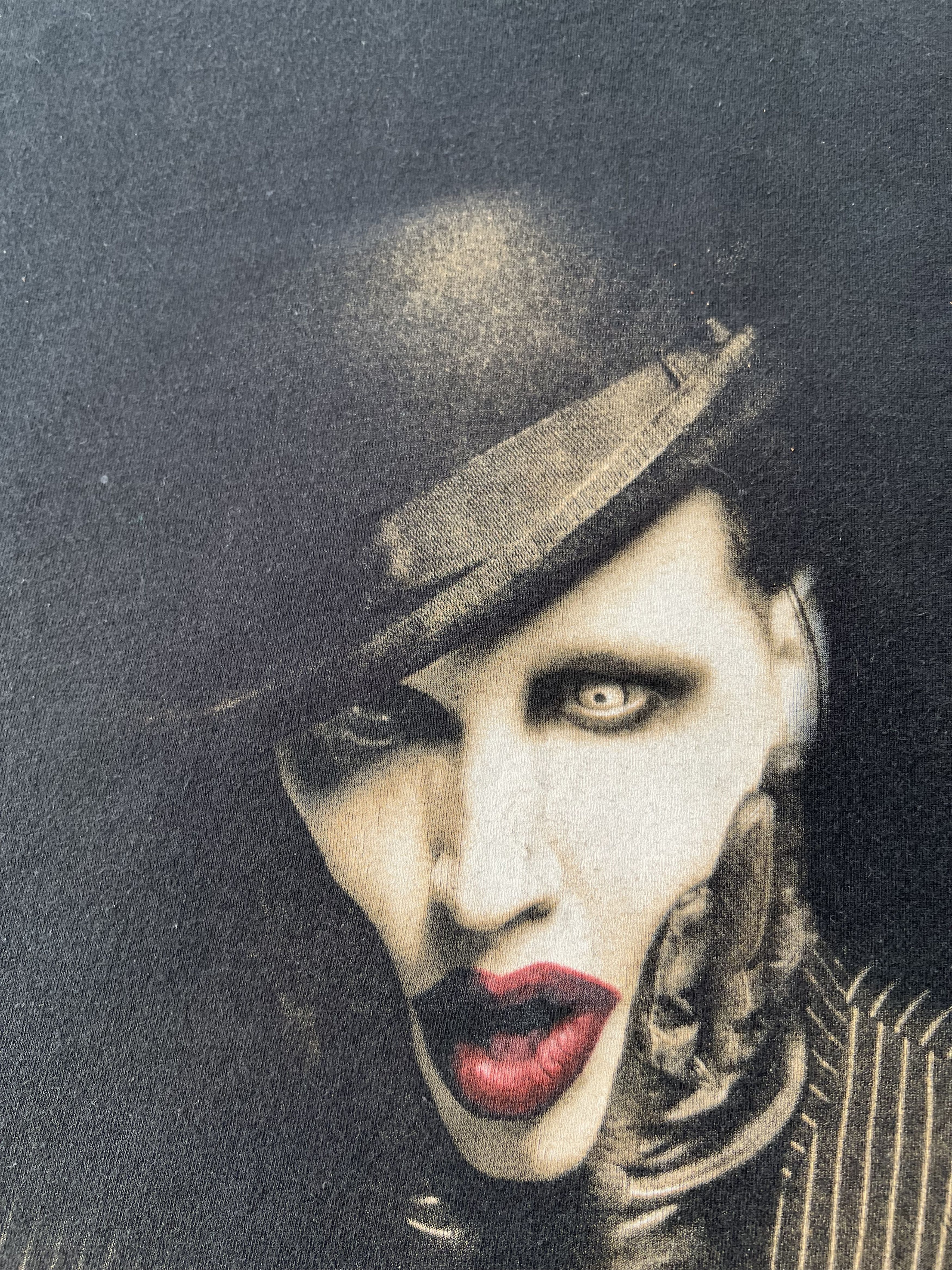 Band Tees Vintage 2003 Marilyn Manson The Golden Age of Grotesque Tee Size US M / EU 48-50 / 2 - 6 Thumbnail