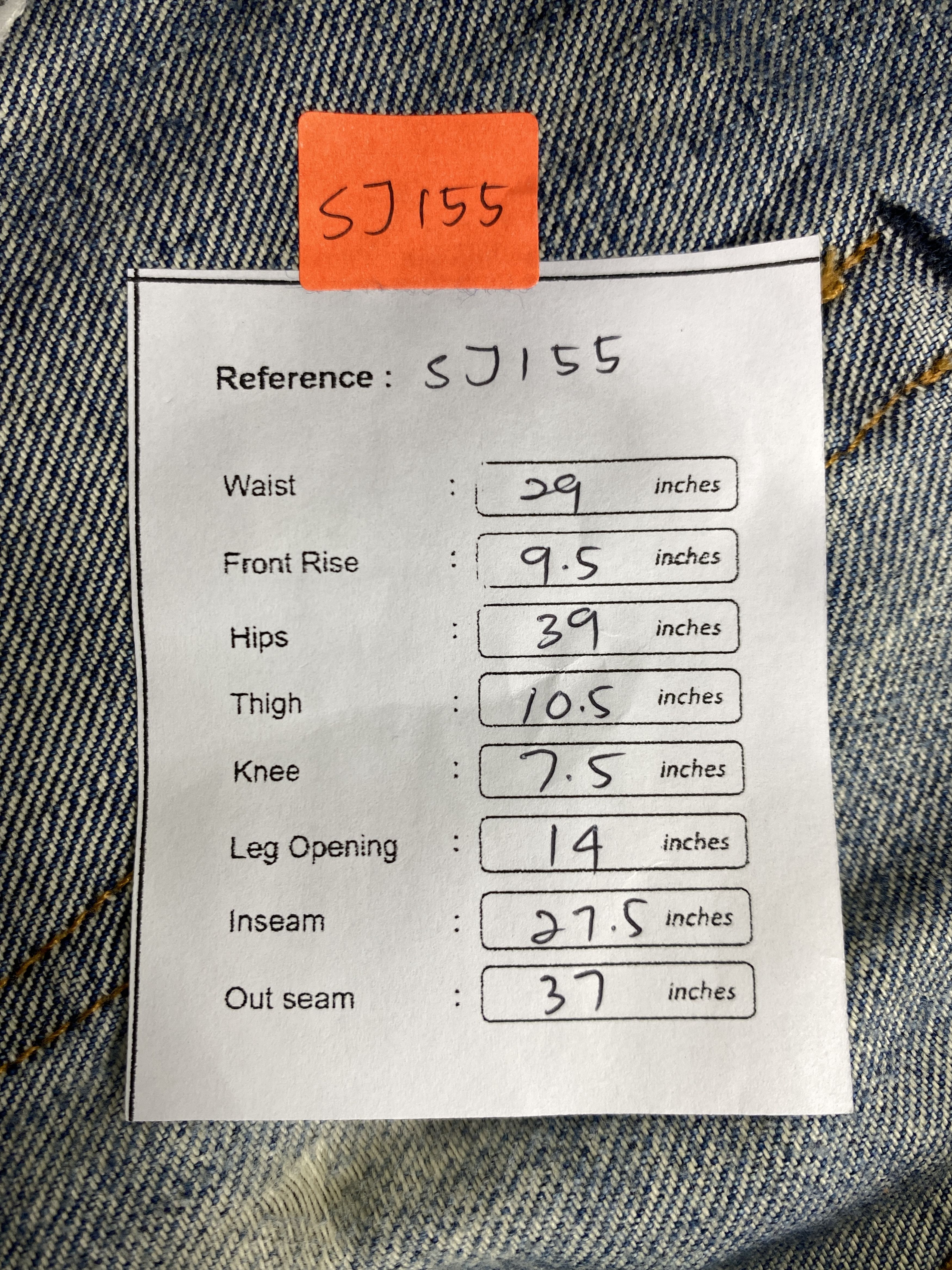 Levi's Distressed Blue Levi's 502 Jeans 29x27.5 Denim -SJ155 Size US 29 - 8 Thumbnail