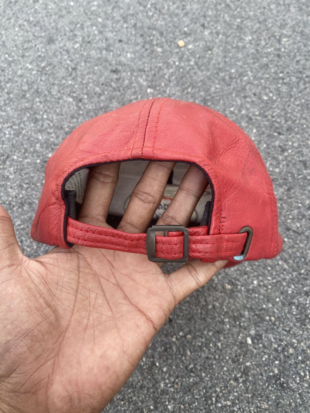 Genuine Leather × Harley Davidson × Vintage Vtg harley davidson leather hat Size ONE SIZE - 4 Thumbnail