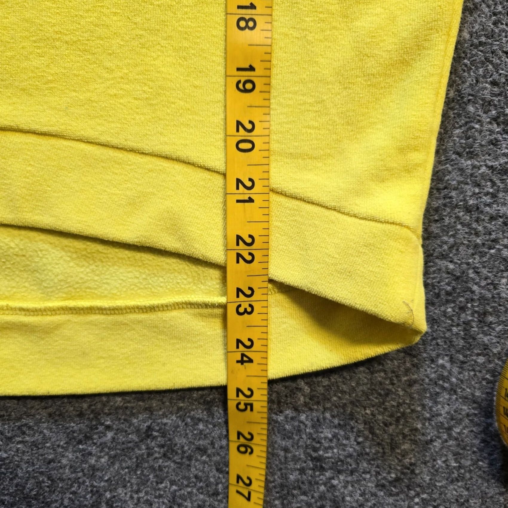 Vintage Dudley Stephens Sweater Womens Size XS Yellow High Neck Pullover Fleece Casual Winter Size XS / US 0-2 / IT 36-38 - 6 Thumbnail