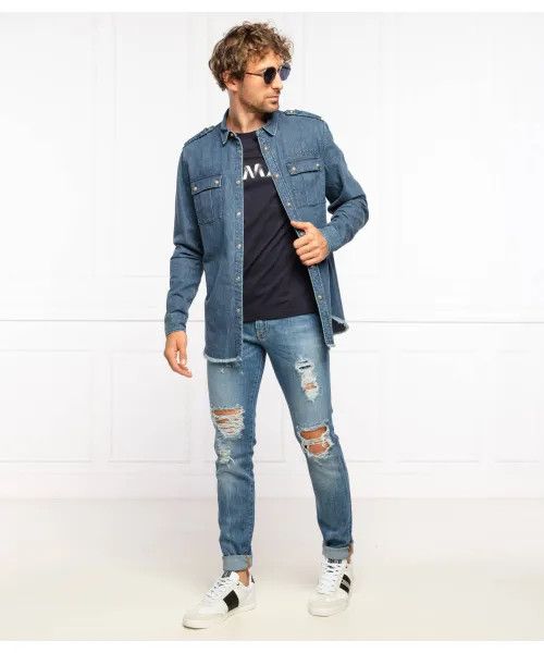 Balmain o1y0426 Denim Shirt in Blue Size US S / EU 44-46 / 1 - 2 Thumbnail