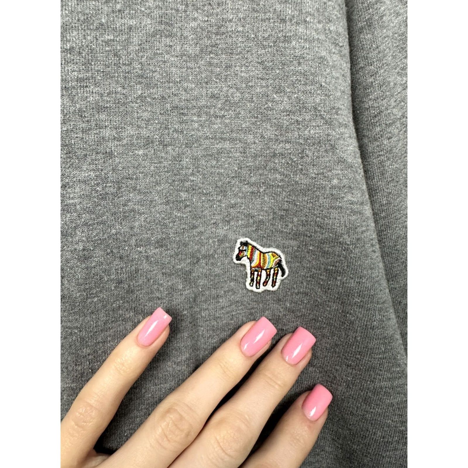 Paul Smith Paul Smith Mens Sweatshirt Pony Logo Size M Gray Cotton Logo Pullover Crew Neck Regular Adult Mens Size US M / EU 48-50 / 2 - 3 Thumbnail