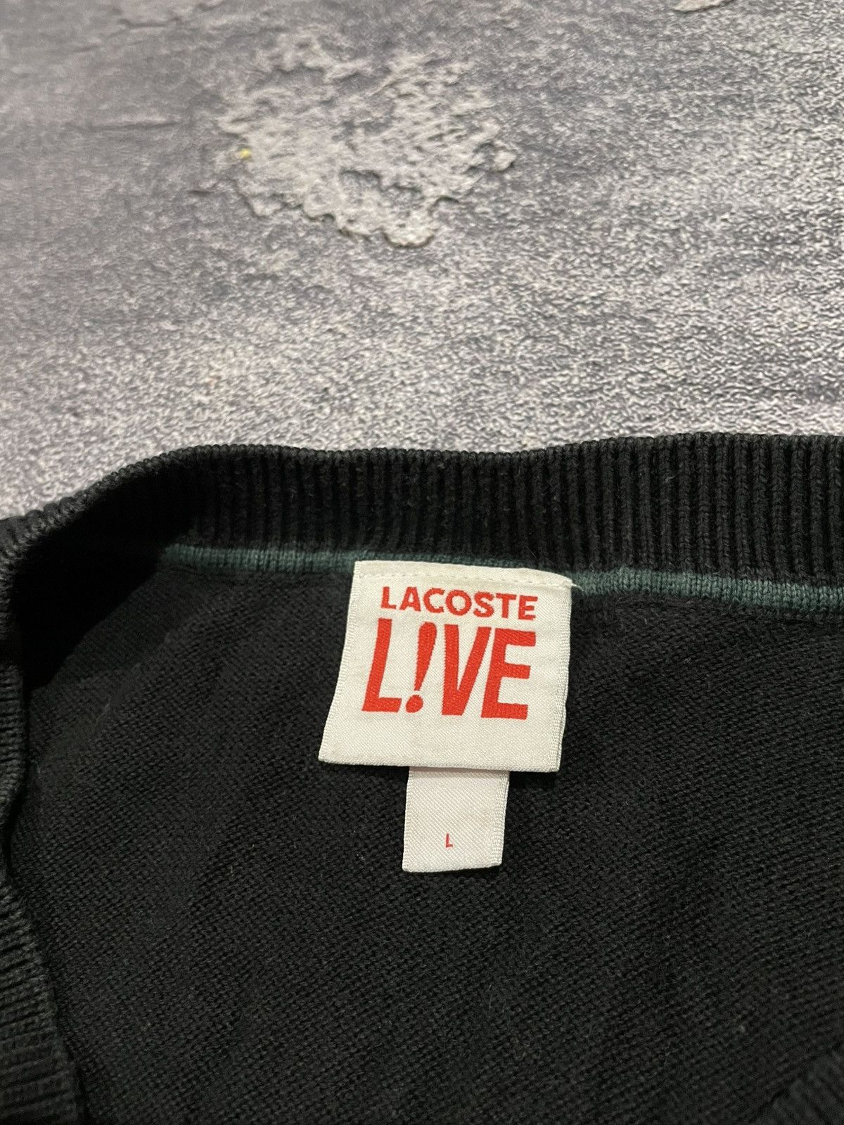 Lacoste Vintage Lacoste Live Mens Y2K Sweater Size US L / EU 52-54 / 3 - 4 Thumbnail