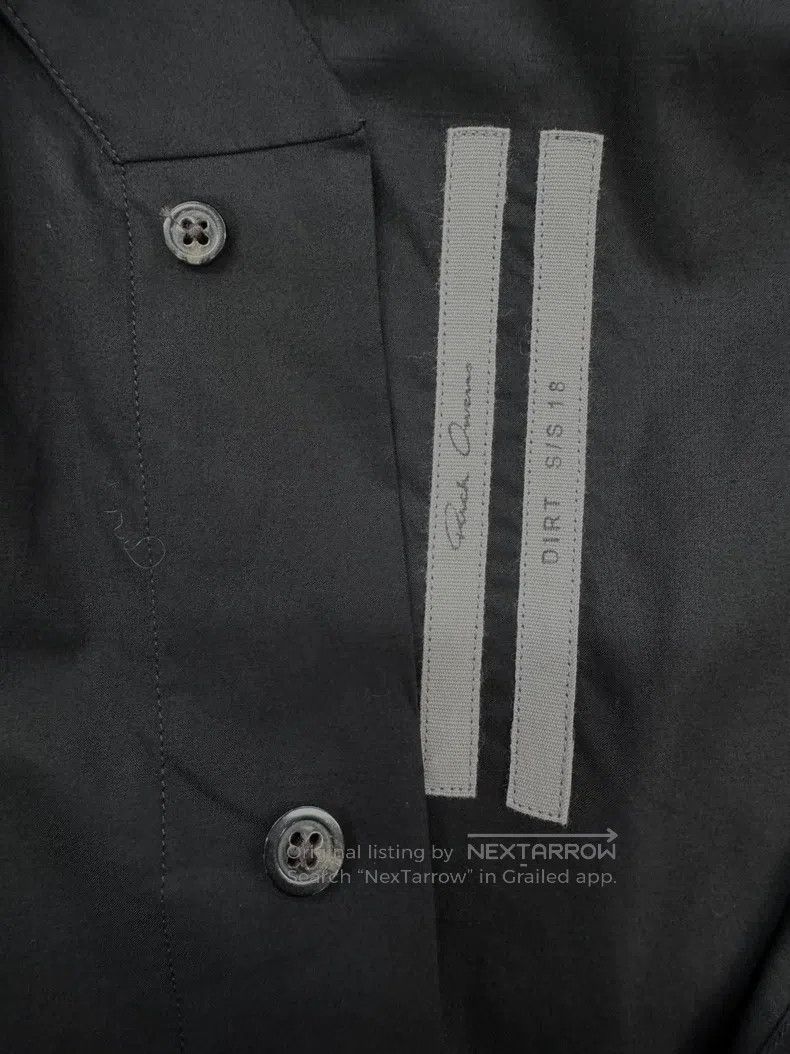 Rick Owens Rick Owens Black V-Neck Long Shirt Size US S / EU 44-46 / 1 - 5 Thumbnail