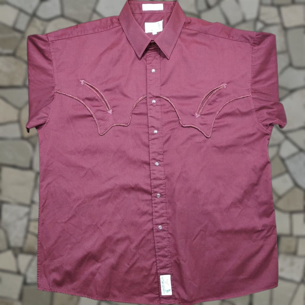 Vintage VINTAGE Panhandle Slim Pearl Snap Shirt Mens XL Red Cowboy Western Size US XL / EU 56 / 4 - 1 Thumbnail