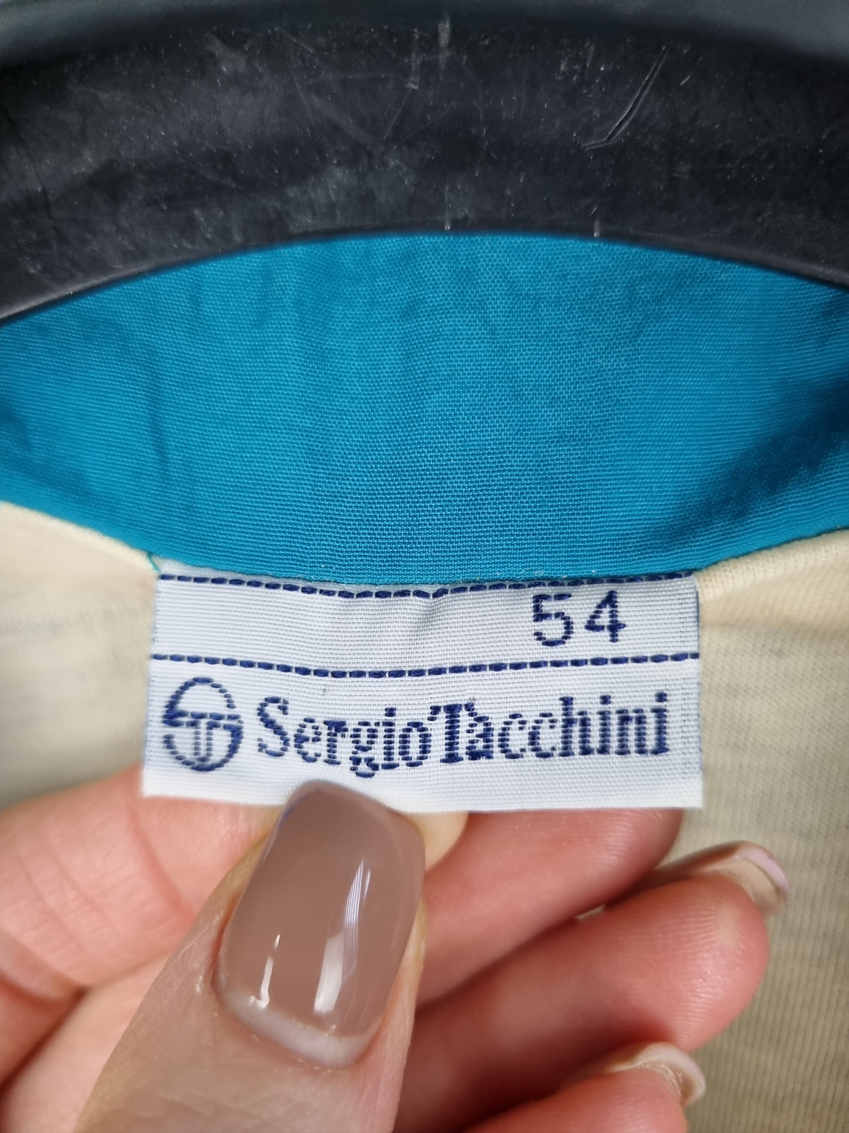 Sergio Tacchini × Vintage 90s Sergio Tacchini Abstract Design Track top Size US L / EU 52-54 / 3 - 9 Thumbnail