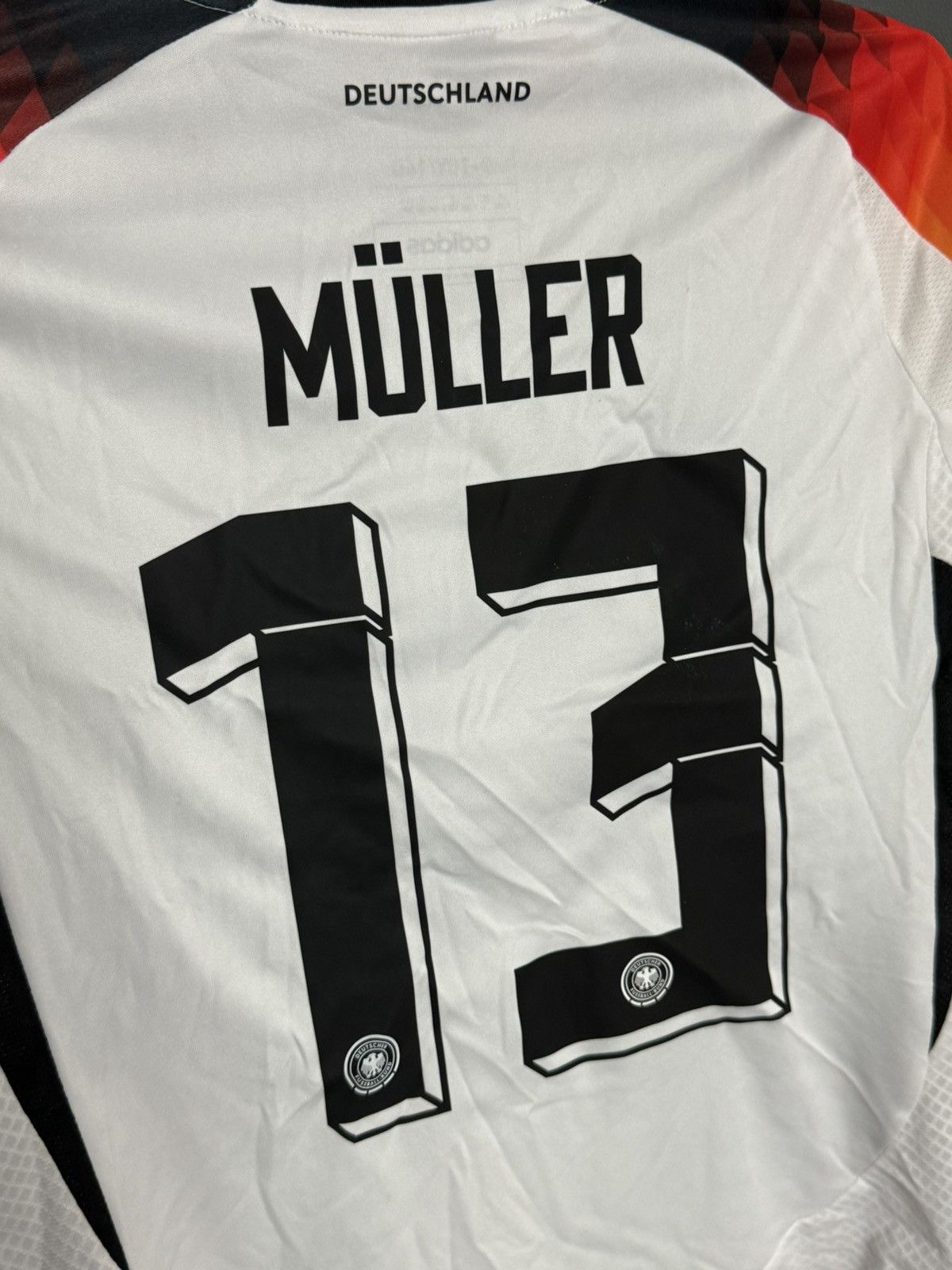 Adidas KIDS New Germany 24/25 Home Muller Football Jersey T-Shirt Size US XS / EU 42 / 0 - 3 Thumbnail