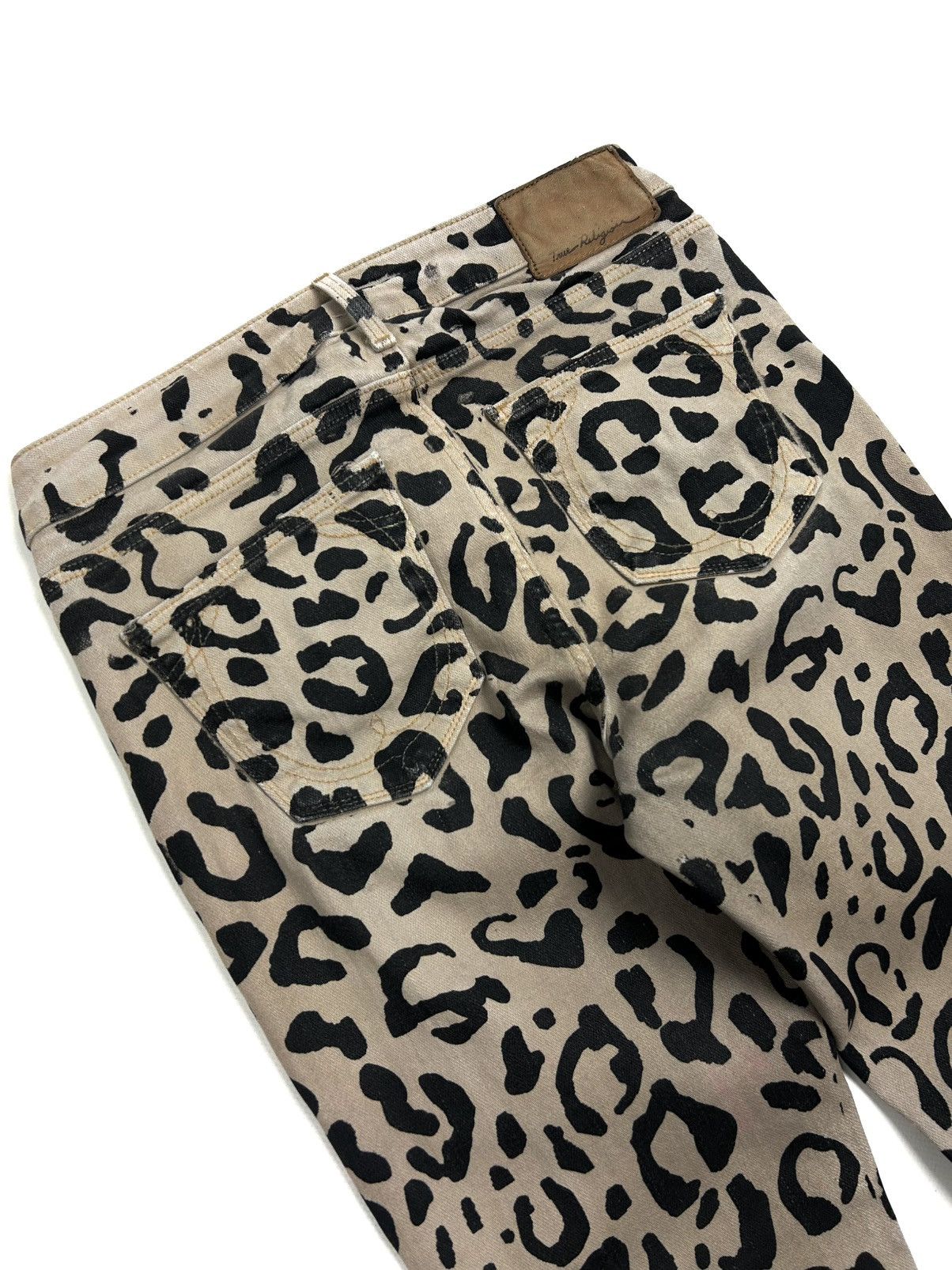 True Religion rare True Religion Leopard Jeans Skinny Made In USA Y2K Size 25" / US 0 / IT 36 - 10 Thumbnail