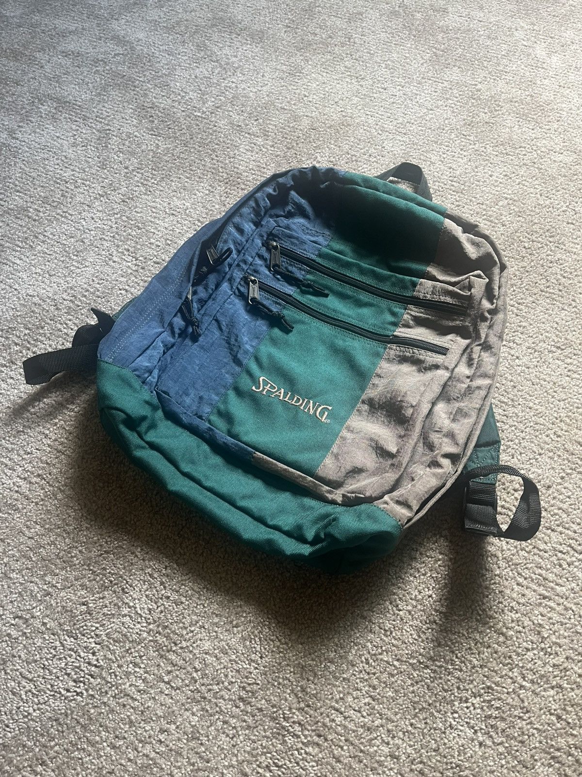 Spalding VTG 90’s Spalding Three Tone Green Backpack Size ONE SIZE - 2 Thumbnail