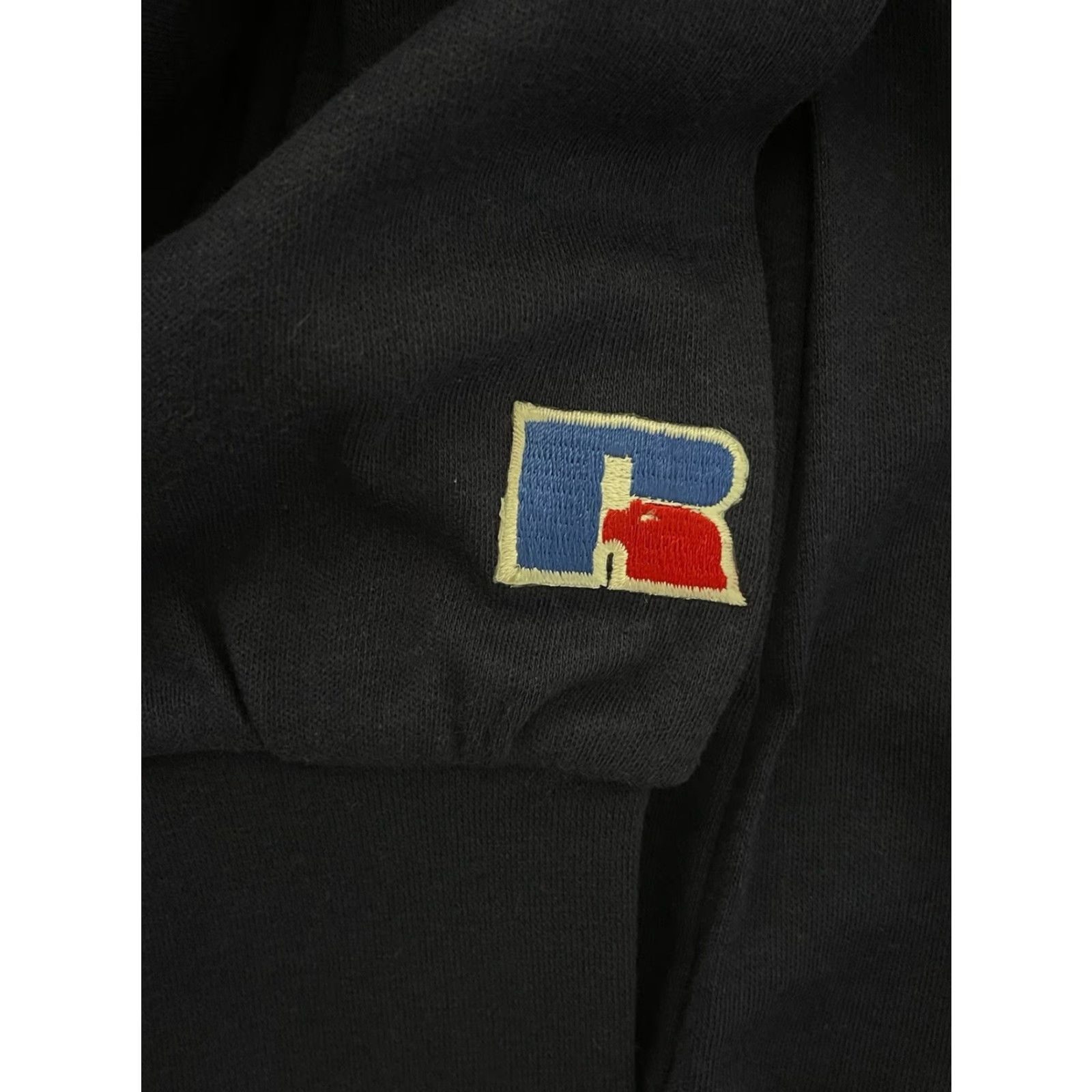 Russell Athletic VINTAGE Russell Athletic Turtleneck Shirt Mens L NOS NWT 90s USA Made Blue Cotton 100% R Patch Sleeve Mens Century Regular Long Sleeve Size US L / EU 52-54 / 3 - 3 Thumbnail