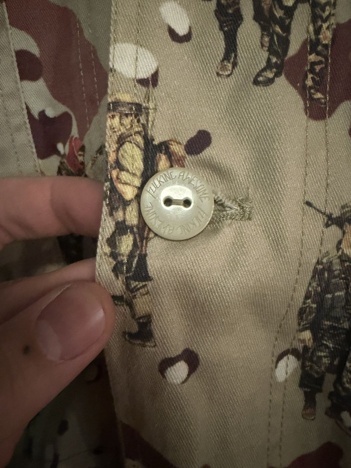 Fucking Awesome fucking awesome camo soldiers jacket Size US XL / EU 56 / 4 - 5 Thumbnail
