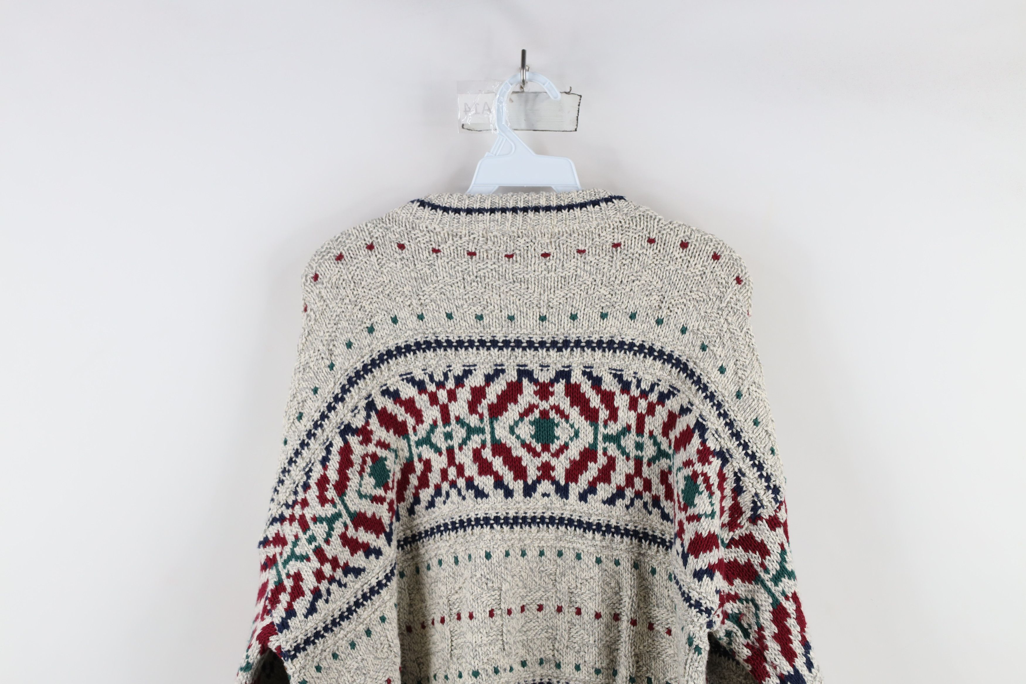 Vintage Vintage 90s Streetwear Southwestern Fair Isle Sweater Size US XL / EU 56 / 4 - 12 Thumbnail