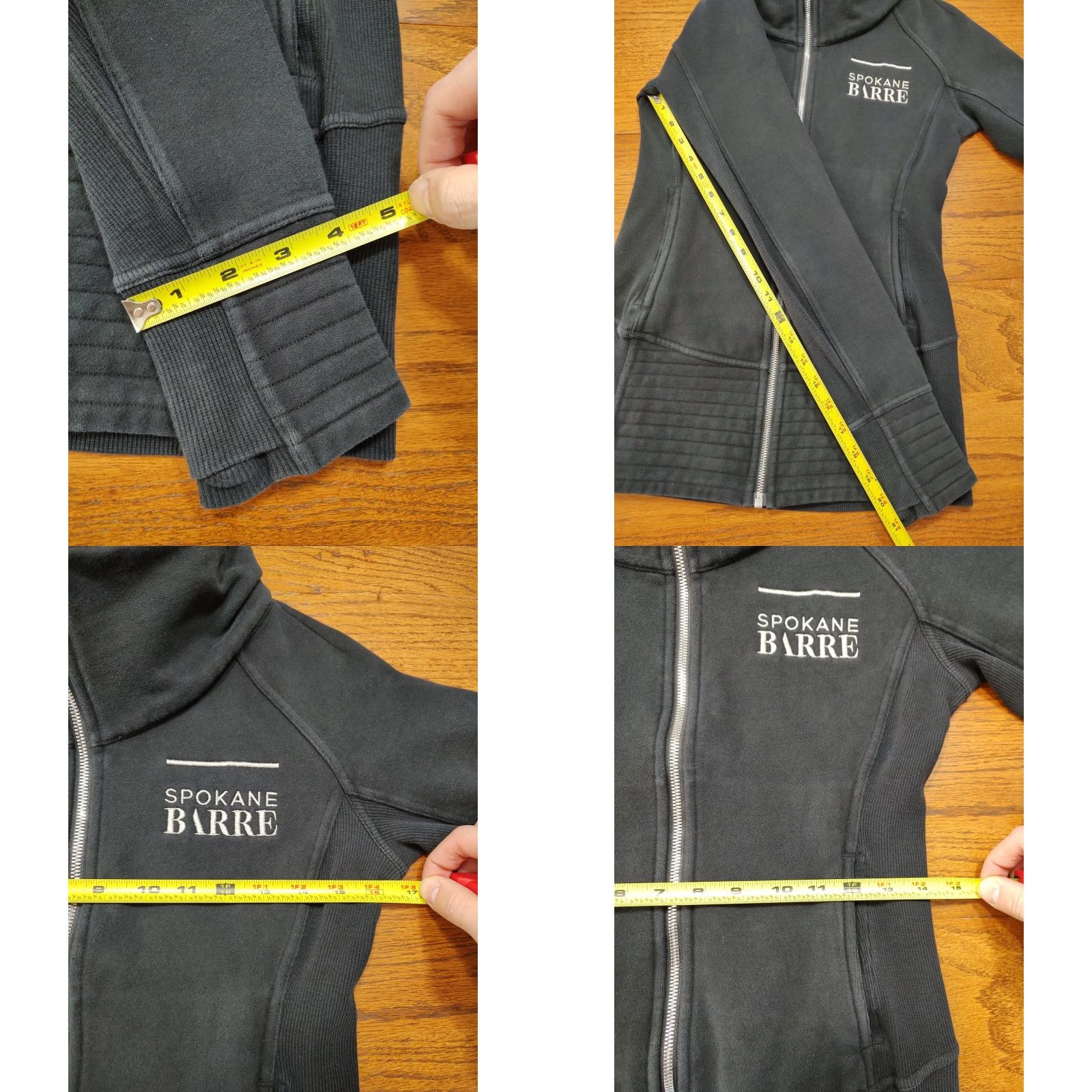 Lululemon Lululemon Jacket Womens 4 Black Radiant Jacket Thumbholes Full Zip Yoga Size S / US 4 / IT 40 - 8 Thumbnail