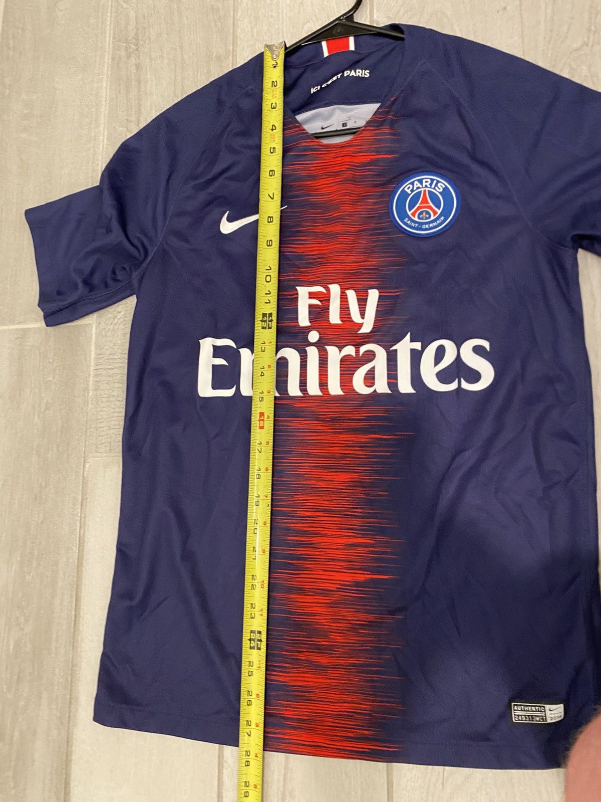 Nike Nike x Paris Saint Germain 2018 Jersey Size US S / EU 44-46 / 1 - 7 Thumbnail