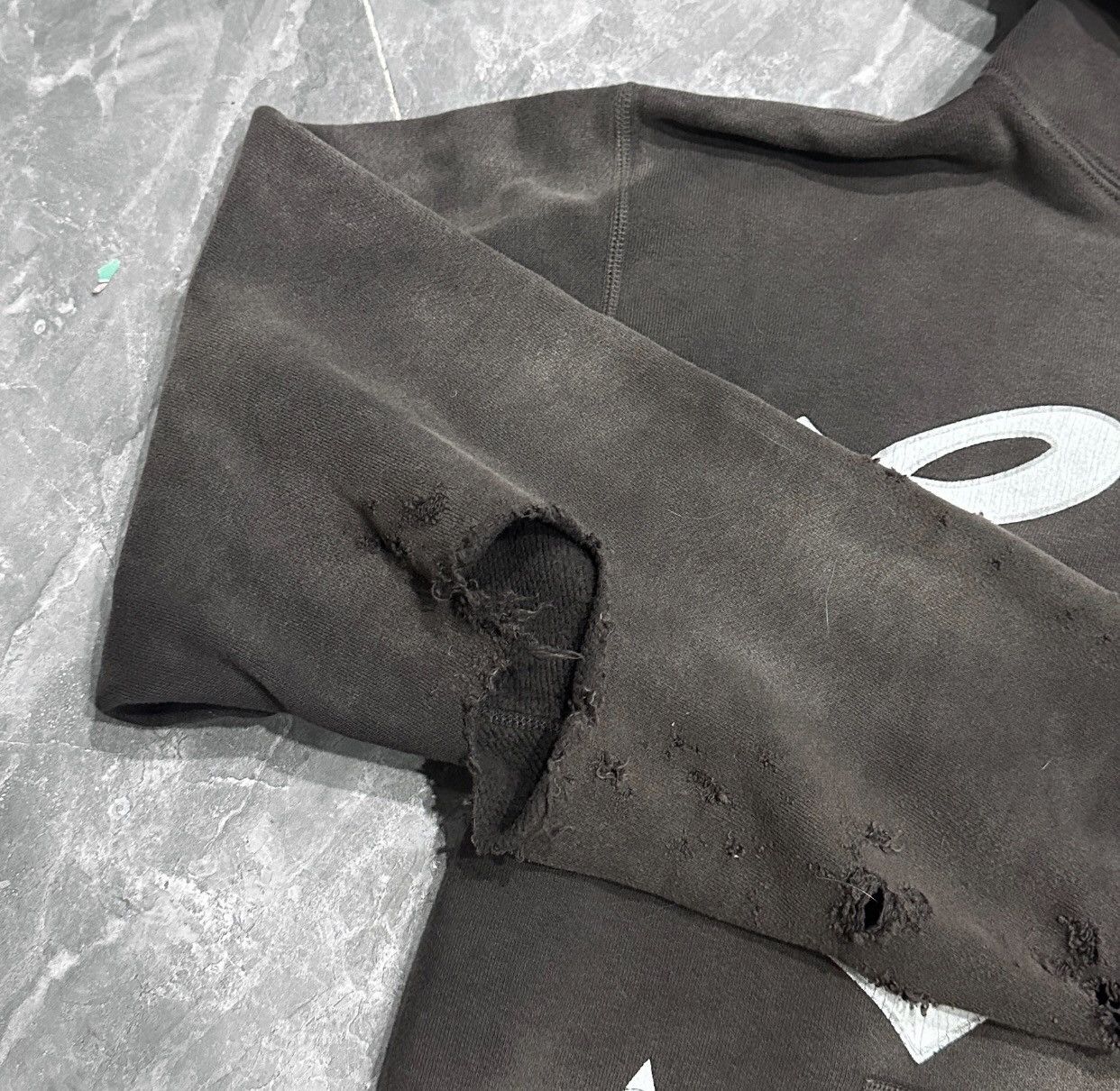 Saint Michael Saint Michael Wormhole Damaged, Washed, Used Hoodie2412- Size US M / EU 48-50 / 2 - 5 Thumbnail
