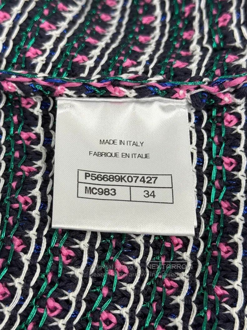Chanel Chanel Purple braided cardigan coat Size XXS / US 00 / IT 34 - 6 Thumbnail