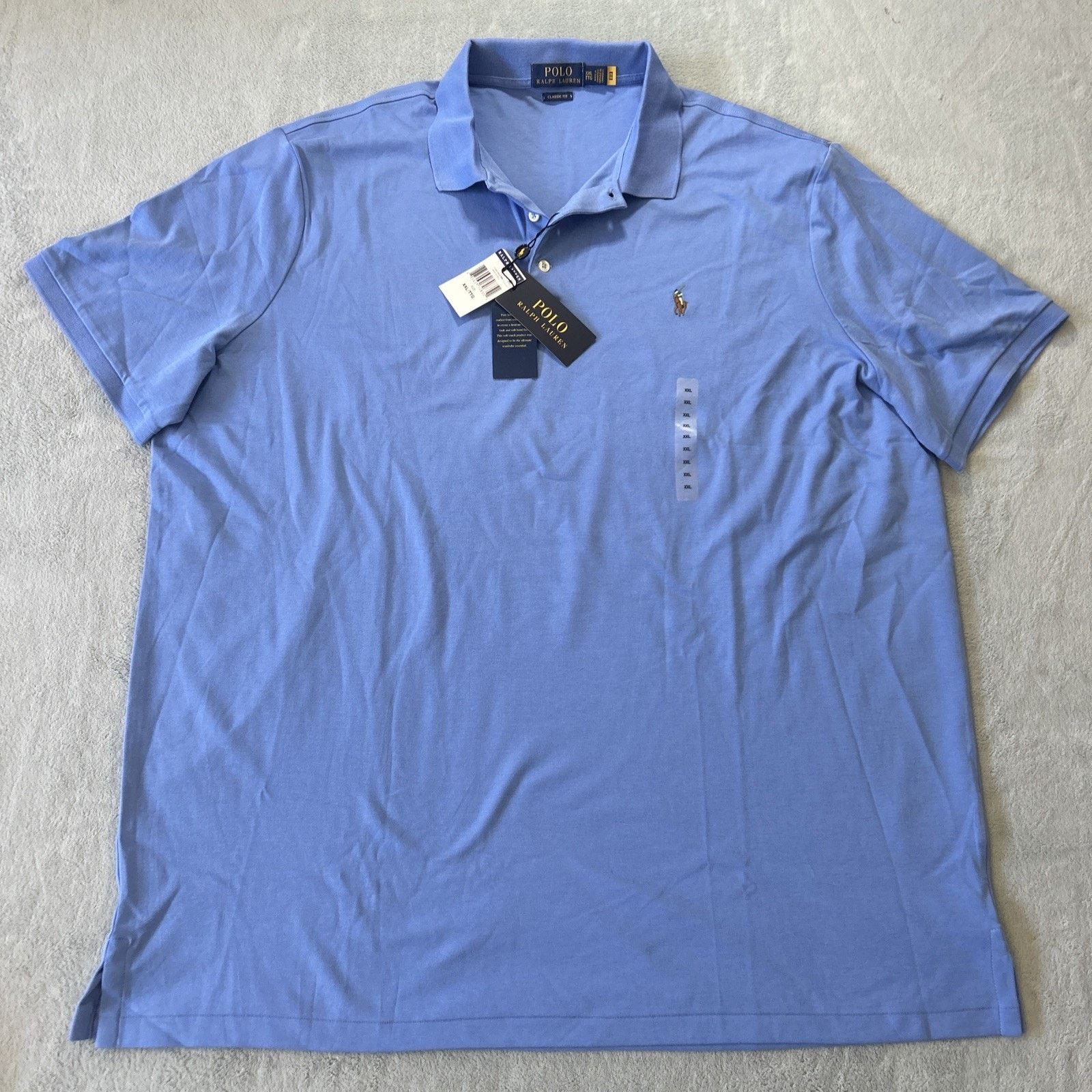 Ralph Lauren Polo Ralph Lauren Iconic Mesh Polo Shirt 2XL Three Button Size US XXL / EU 58 / 5 - 1 Thumbnail