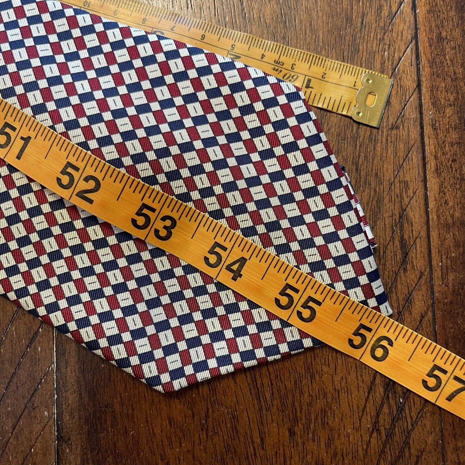 Polo Ralph Lauren Polo Ralph Lauren Vtg Multi Microcheck Silk Tie Nordstrom Size ONE SIZE - 8 Thumbnail