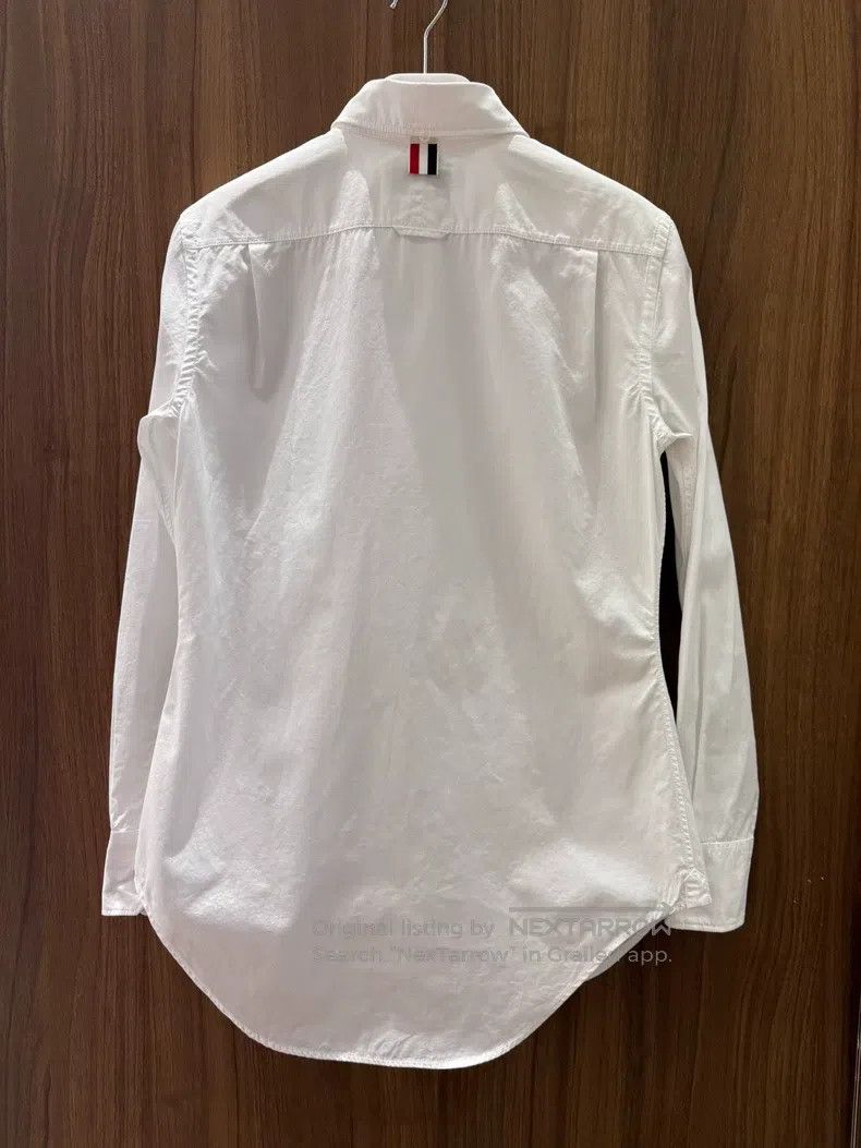 Thom Browne Thom Browne Patch Pocket Button-Down Long Sleeve Shirt Size M / US 6-8 / IT 42-44 - 2 Thumbnail