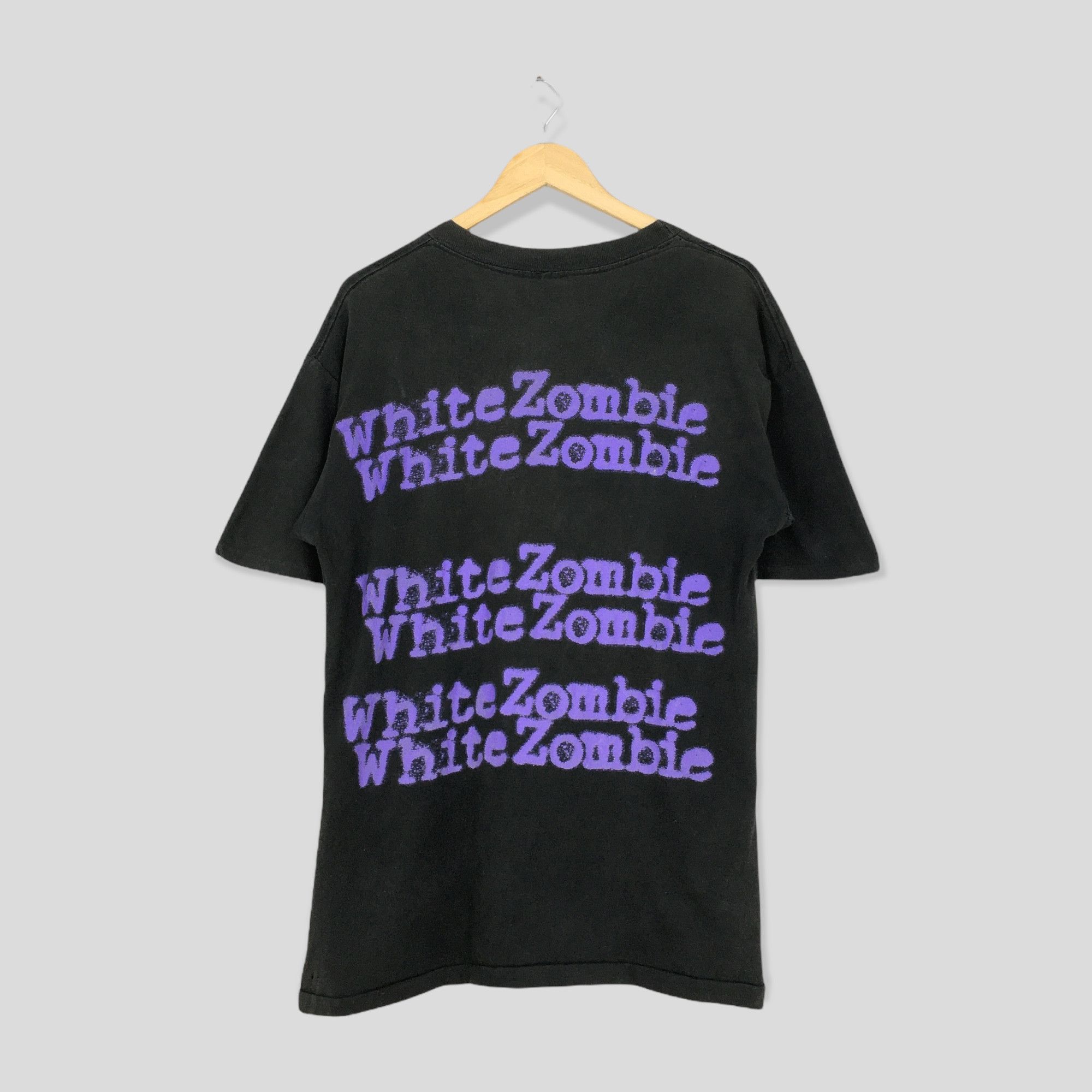 Band Tees × Vintage Vintage White Zombie Freakazoid 1995 Black Tshirt XLarge Size US XL / EU 56 / 4 - 8 Thumbnail