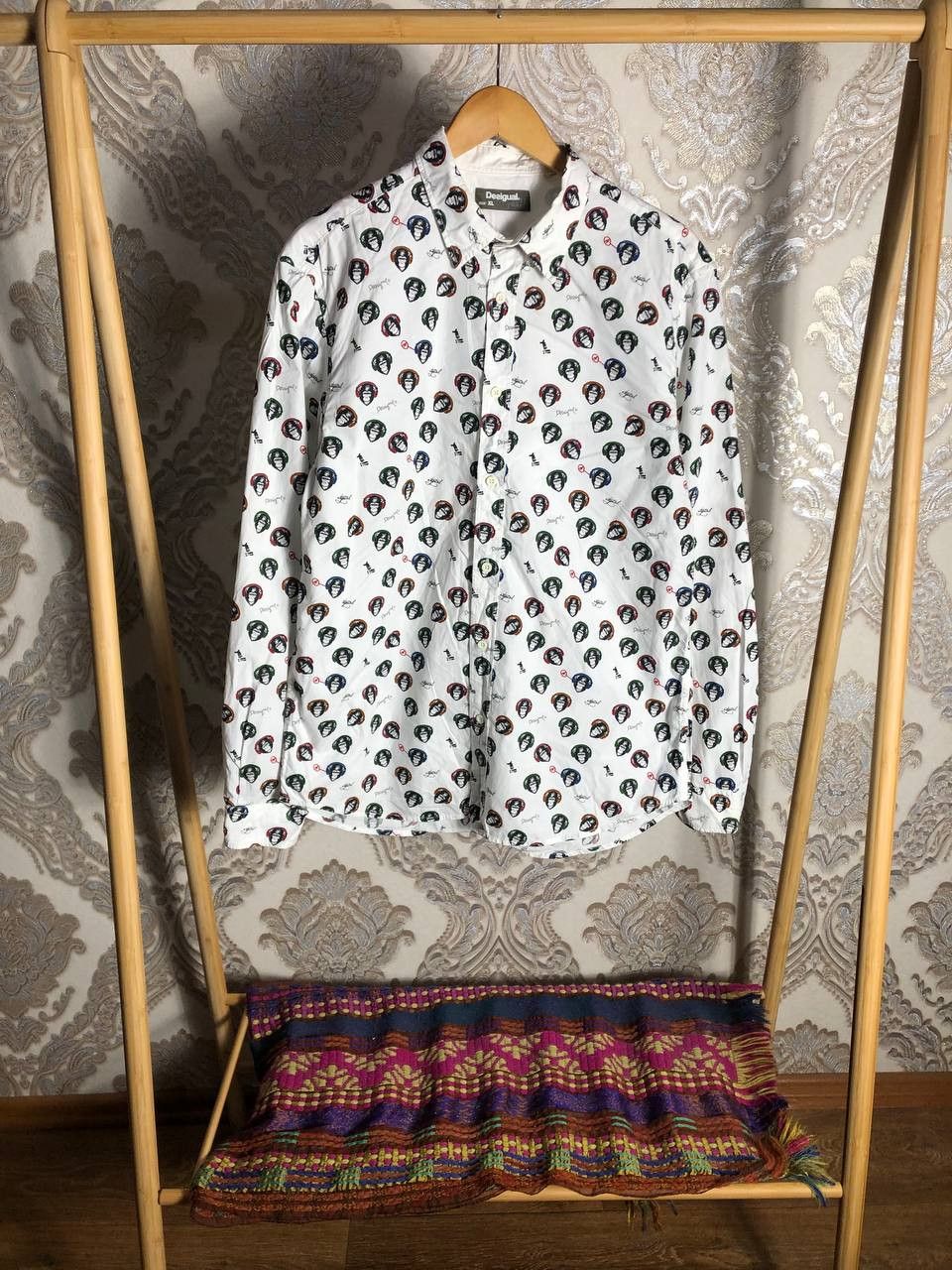 Desigual Vintage Desigual Italian Designer Monkey Monogram Y2K Size US XL / EU 56 / 4 - 1 Thumbnail