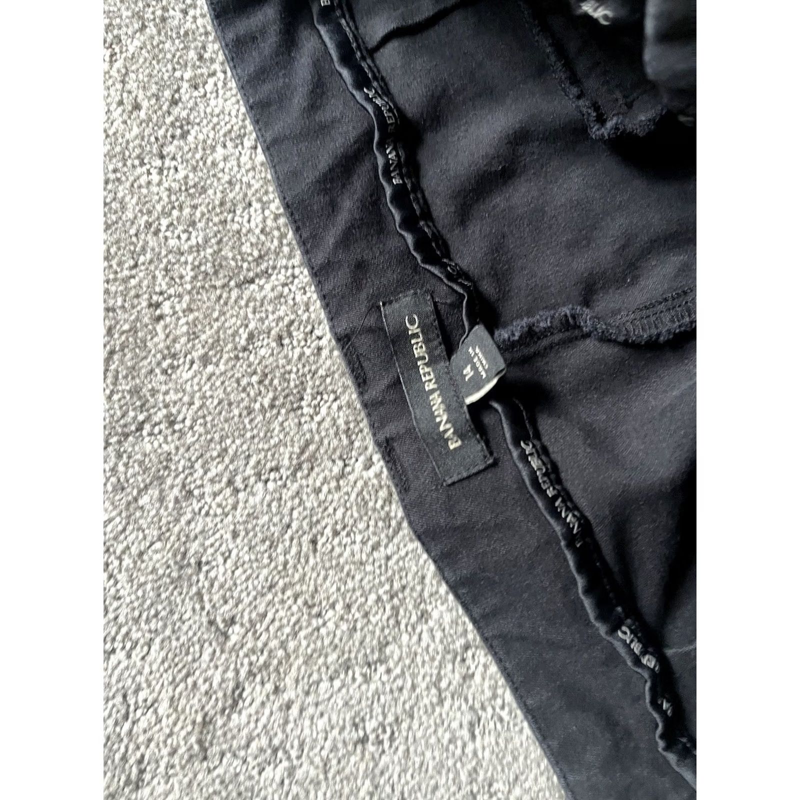 Banana Republic Banana Republic Crop Pants Womens 14 Black Stretch Straight Leg Casual Capri Pants Size 36" / US 14 / IT 50 - 7 Thumbnail