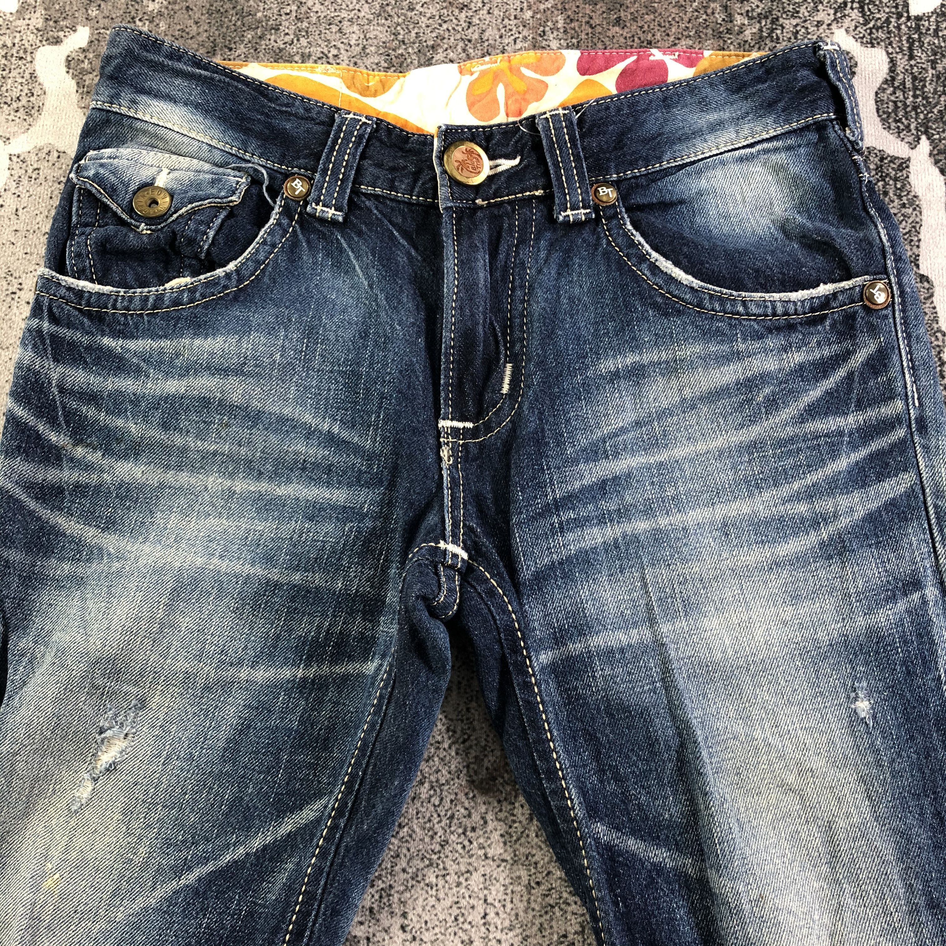 Edwin Edwin Blue Trip Jeans Distress Flare Denim Size US 30 / EU 46 - 3 Thumbnail