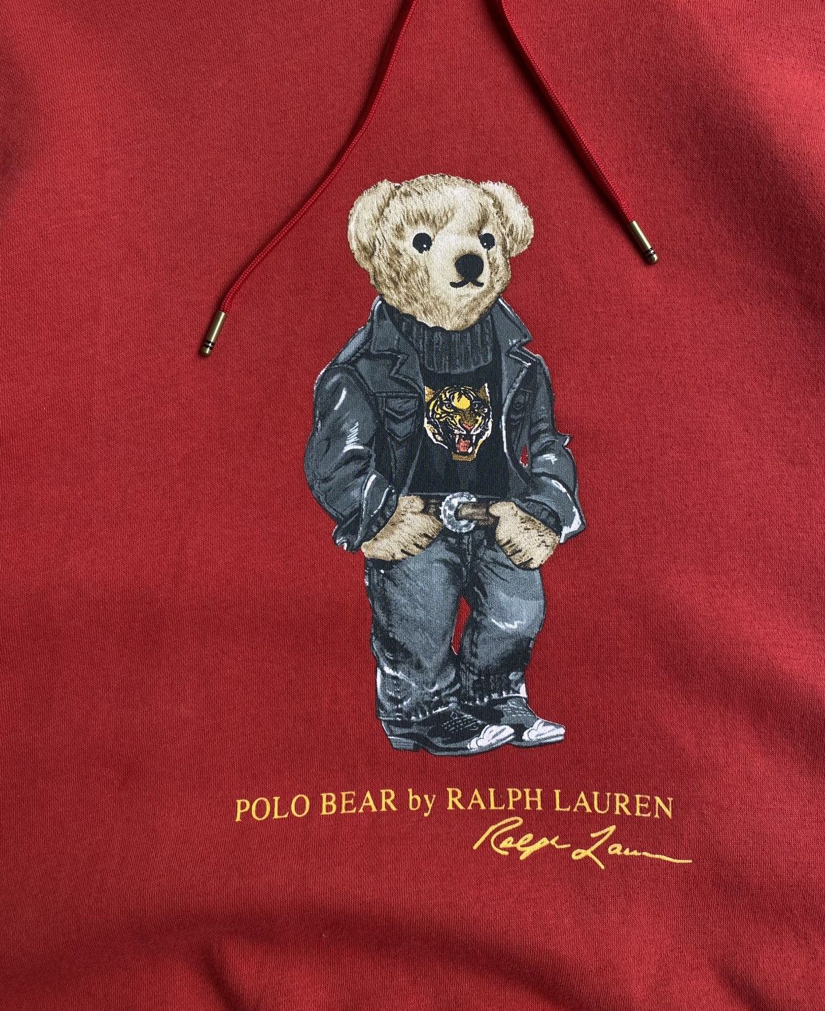 Polo Ralph Lauren Hoodie Polo Ralph Lauren Vintage Ski Bear Size US XL / EU 56 / 4 - 3 Thumbnail