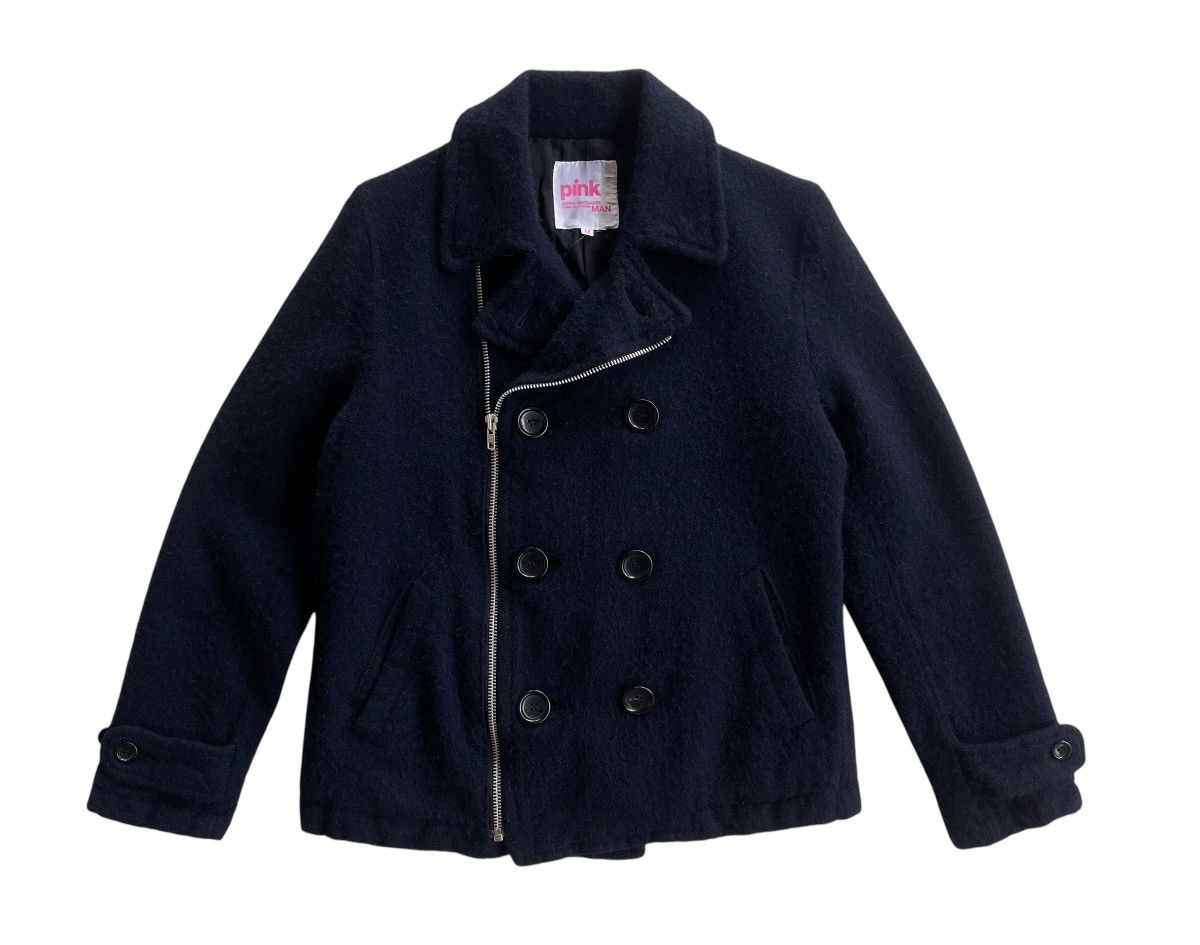Junya Watanabe Comme Des Garcons Pink Junya Watanabe Double Breasted Jacket Size M / US 6-8 / IT 42-44 - 2 Thumbnail