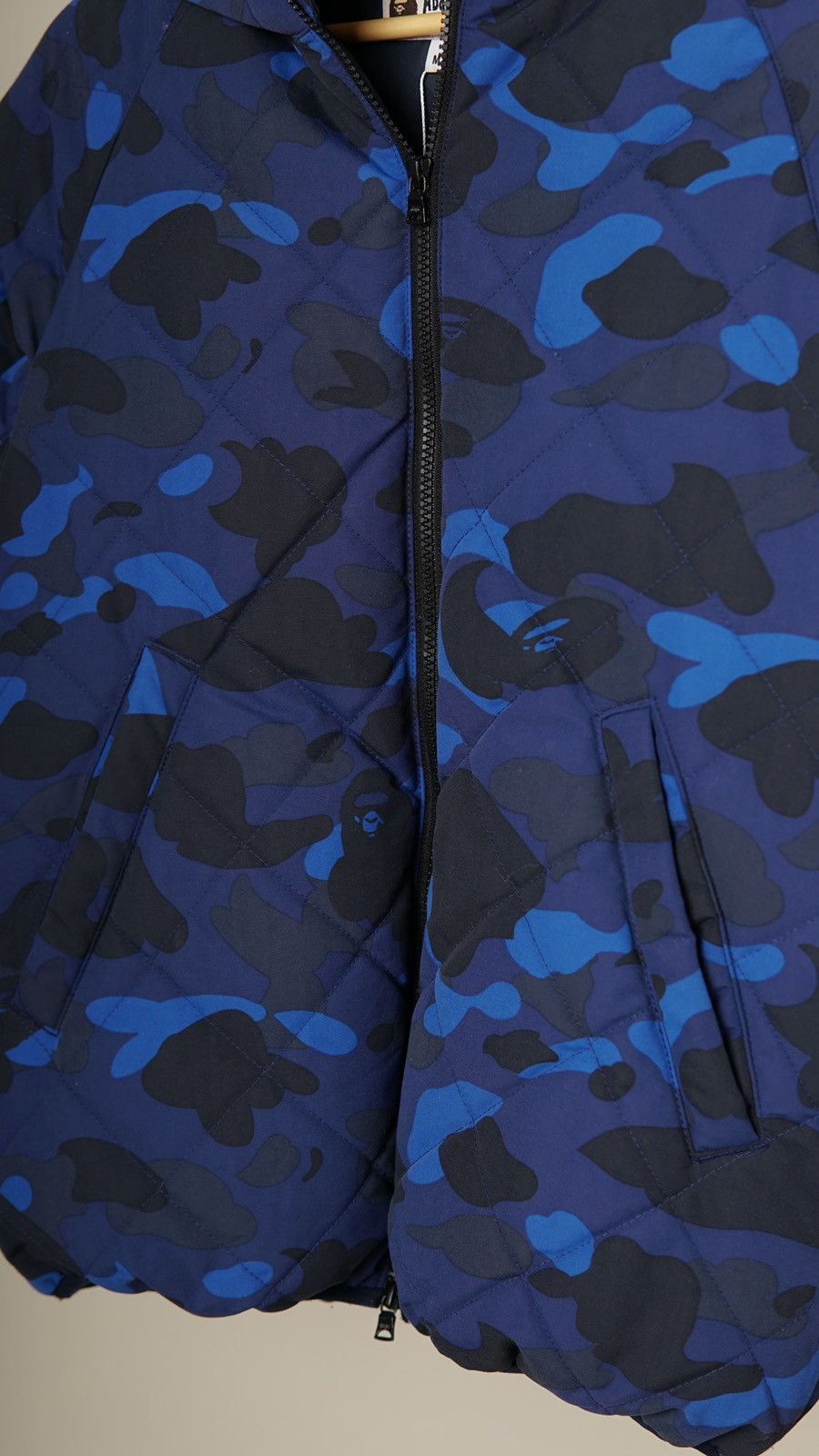 Bape Blue Camo Hoodie Down Jacket Size US M / EU 48-50 / 2 - 6 Thumbnail