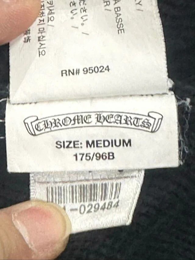 Chrome Hearts Chrome Hearts Triple Cross Horseshoe Thermal Zip-Up Hoodie Size US S / EU 44-46 / 1 - 5 Thumbnail