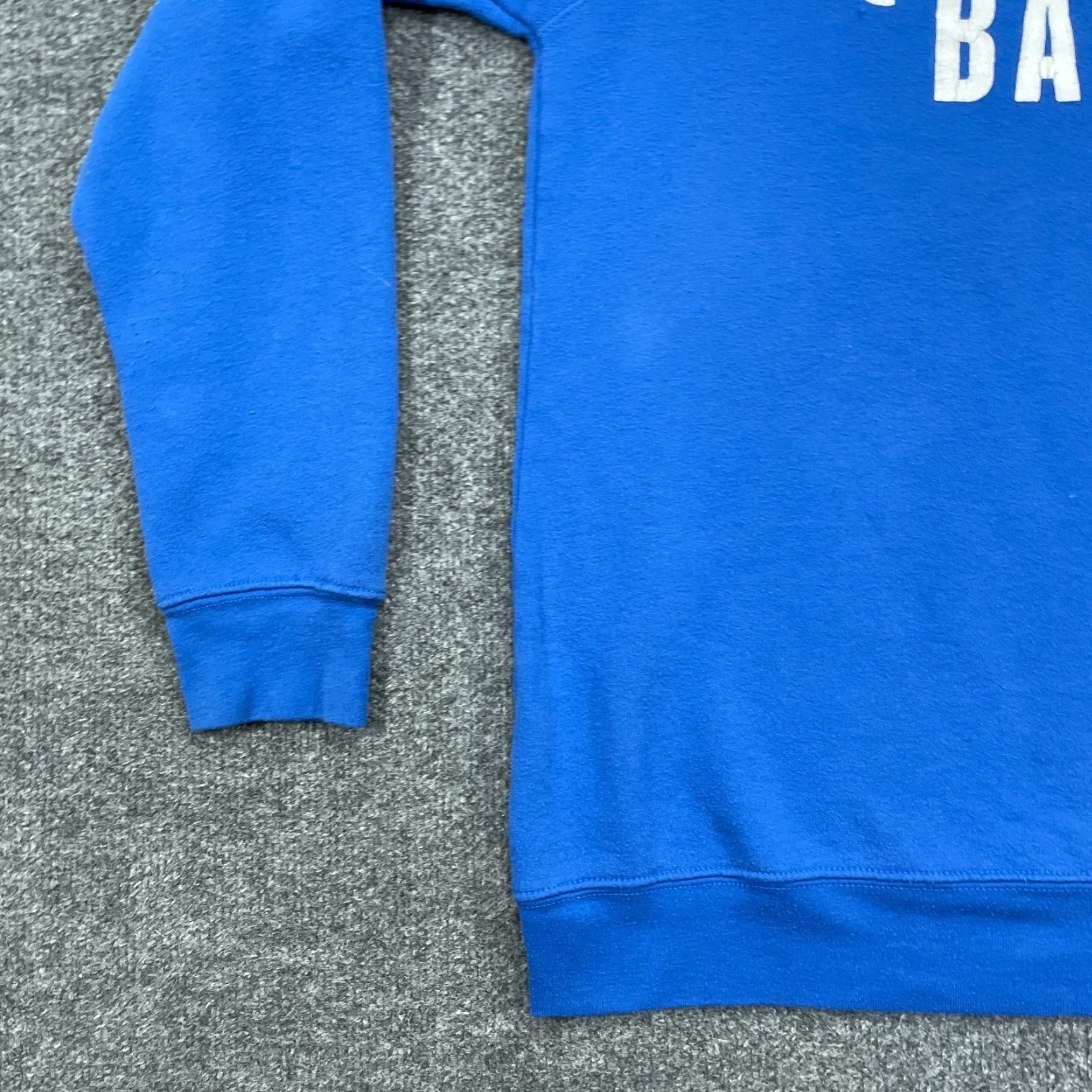 Vintage VINTAGE Bacon Sweatshirt Mens Large Blue Pullover Joke Comedy Meat Adult 90s Size US L / EU 52-54 / 3 - 6 Thumbnail