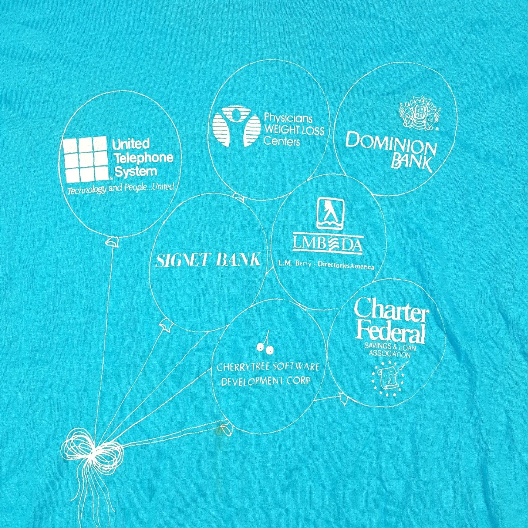 Vintage VINTAGE 80s Screen Stars Cotton T-Shirt Men Small Blue Running Retro College Sports Y2K Size US S / EU 44-46 / 1 - 3 Thumbnail