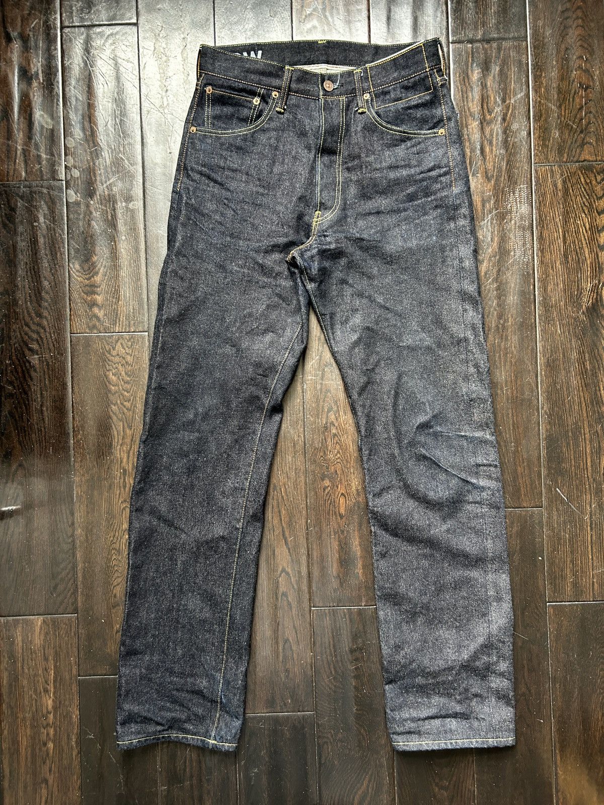 Visvim VISVIM SCULPTURE 01RW RAW DENIM JEANS Size US 30 / EU 46 - 2 Thumbnail