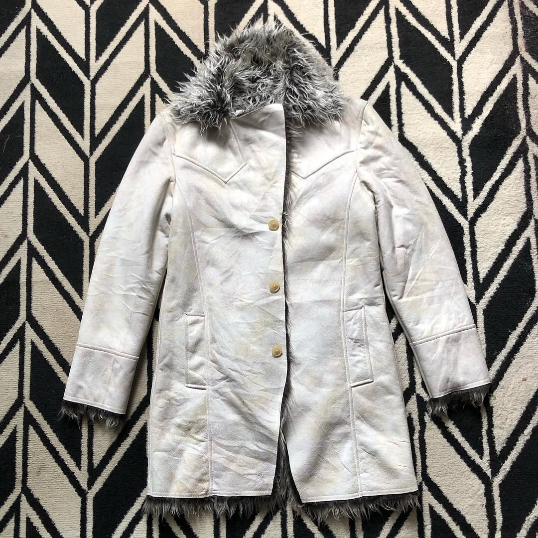 Designer × Japanese Brand Semantic Faux Fur Suede Coat Size US L / EU 52-54 / 3 - 3 Thumbnail
