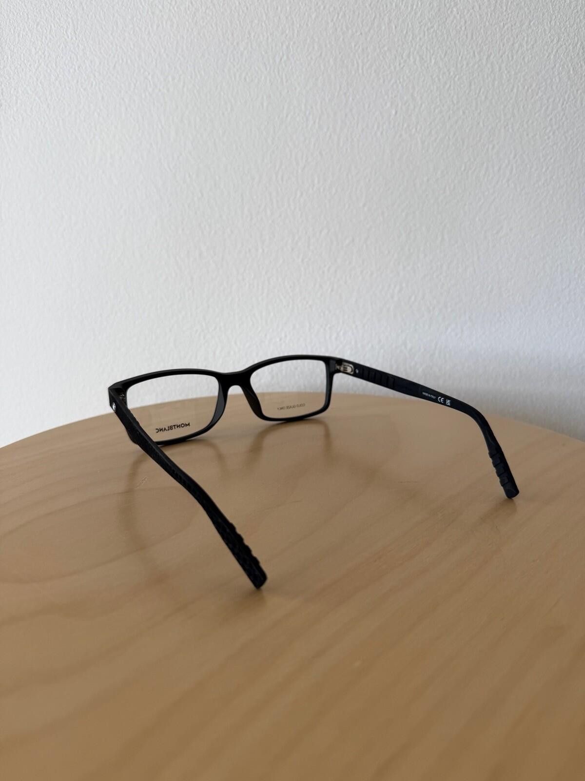 Montblanc New montblanc optical glasses frames eyeglasses MB0066O 001 Size ONE SIZE - 5 Thumbnail