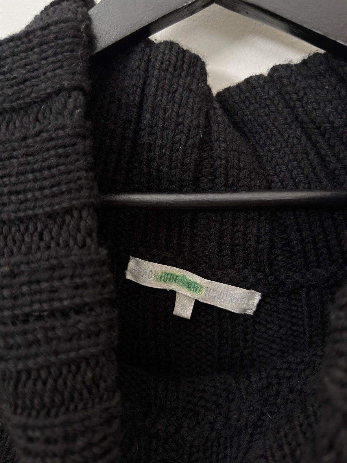 Veronique Branquinho Radial Turtle Neck Sweater Size XS / US 0-2 / IT 36-38 - 2 Thumbnail