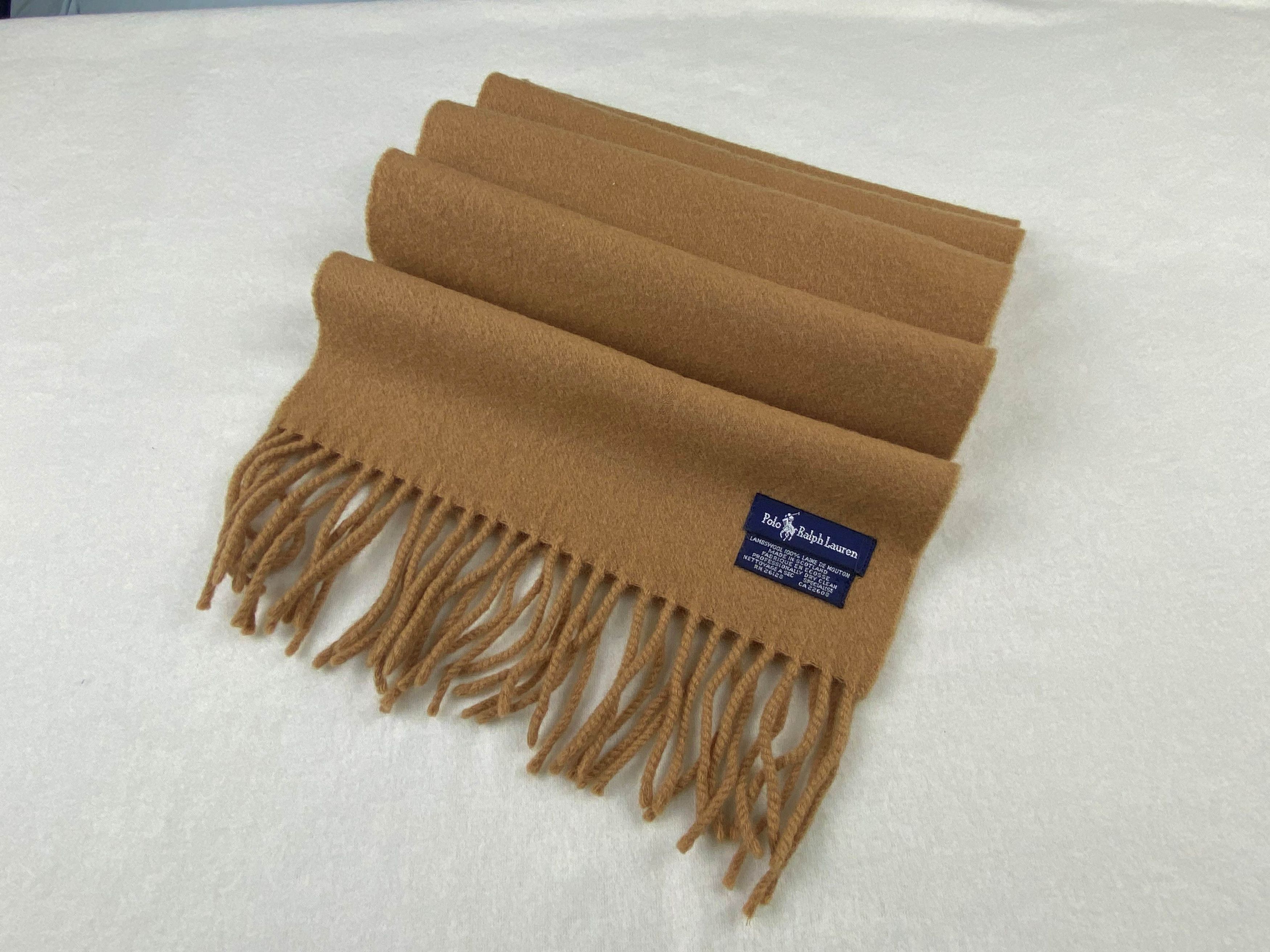 Polo Ralph Lauren × Vintage Polo Ralph Lauren Pure Lambswool Vintage Scarf Size ONE SIZE - 4 Thumbnail