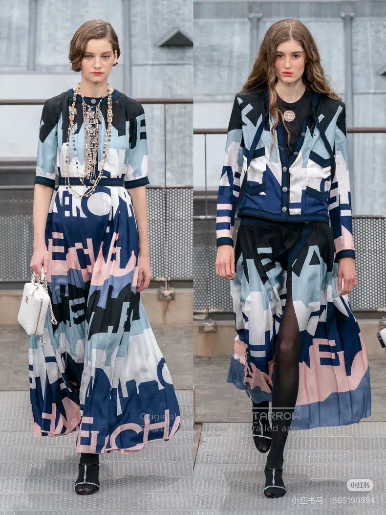 Chanel Chanel 20S roof series letter design sense silk shirt jack Size XS / US 0-2 / IT 36-38 - 9 Thumbnail