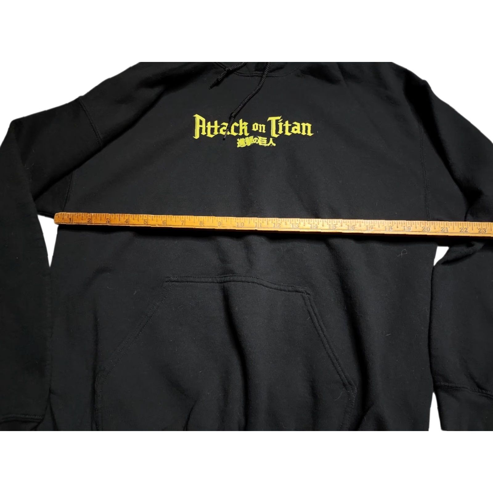 Zumiez Zumiez Attack On Titan Season 3 Black Hoodie Double-Sided Graphic Print Mens L Size US L / EU 52-54 / 3 - 2 Thumbnail