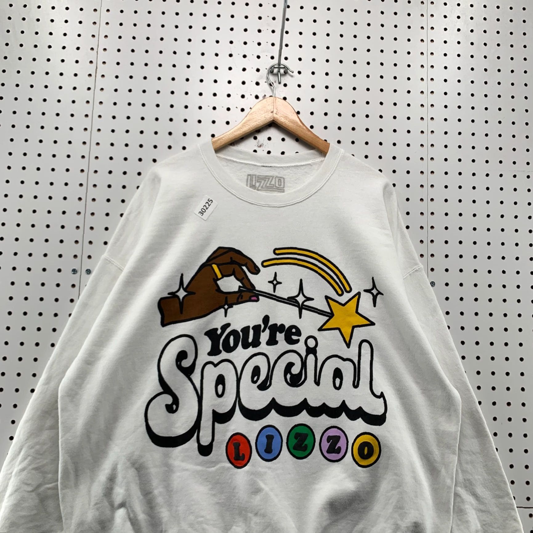 Rizzoli VINTAGE LIZZO You’re Special Crewneck Sweatshirt White 2XL Pullover Music Mens Shirt Size US XXL / EU 58 / 5 - 3 Thumbnail