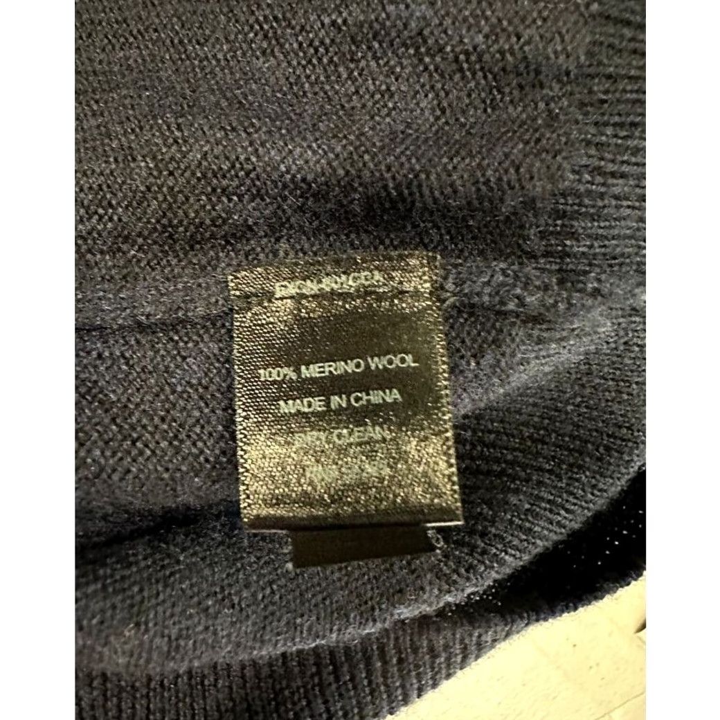 Express Express Merino Wool Sweater Mens Large Blue Crewneck Pullover Long Sleeve Casual Size US L / EU 52-54 / 3 - 5 Thumbnail