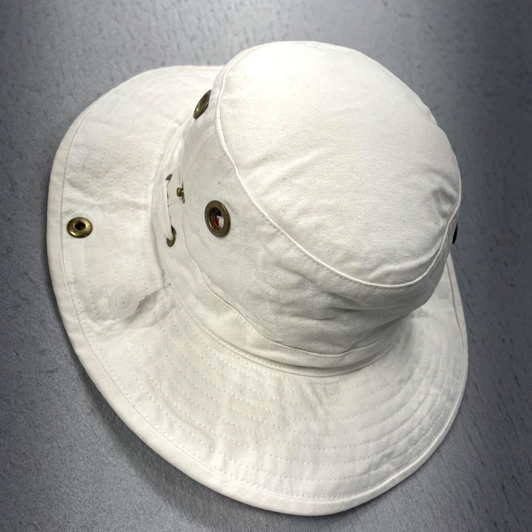Tilley Tilley Boonie Hat Mens 7 White Cotton Duck Outdoor Sun Fishing Hiking Trail Size ONE SIZE - 3 Thumbnail